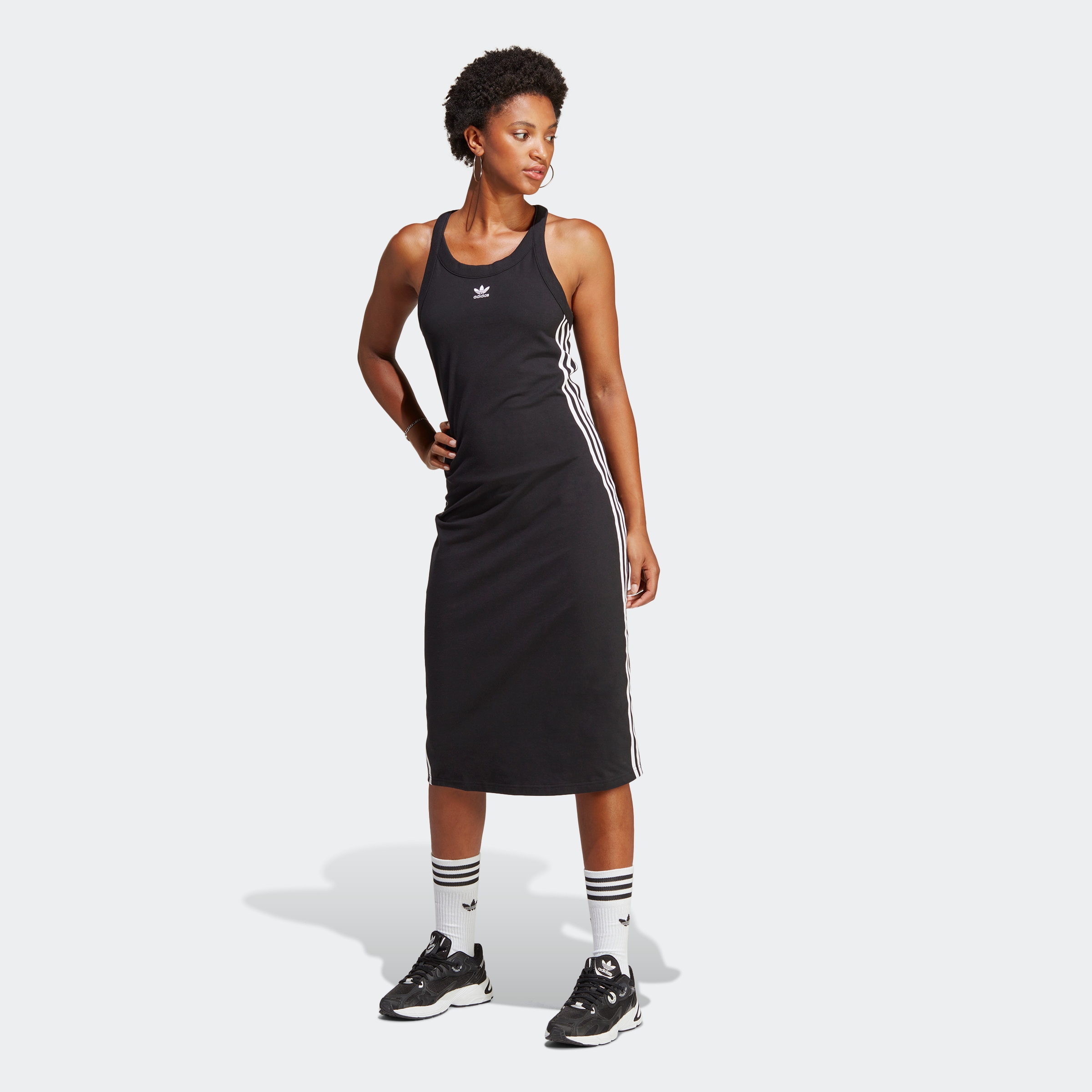 CLASSICS adidas Sommerkleid auf Originals TANKTOPKLEID« 3STREIFEN LONG versandkostenfrei »ADICOLOR ♕