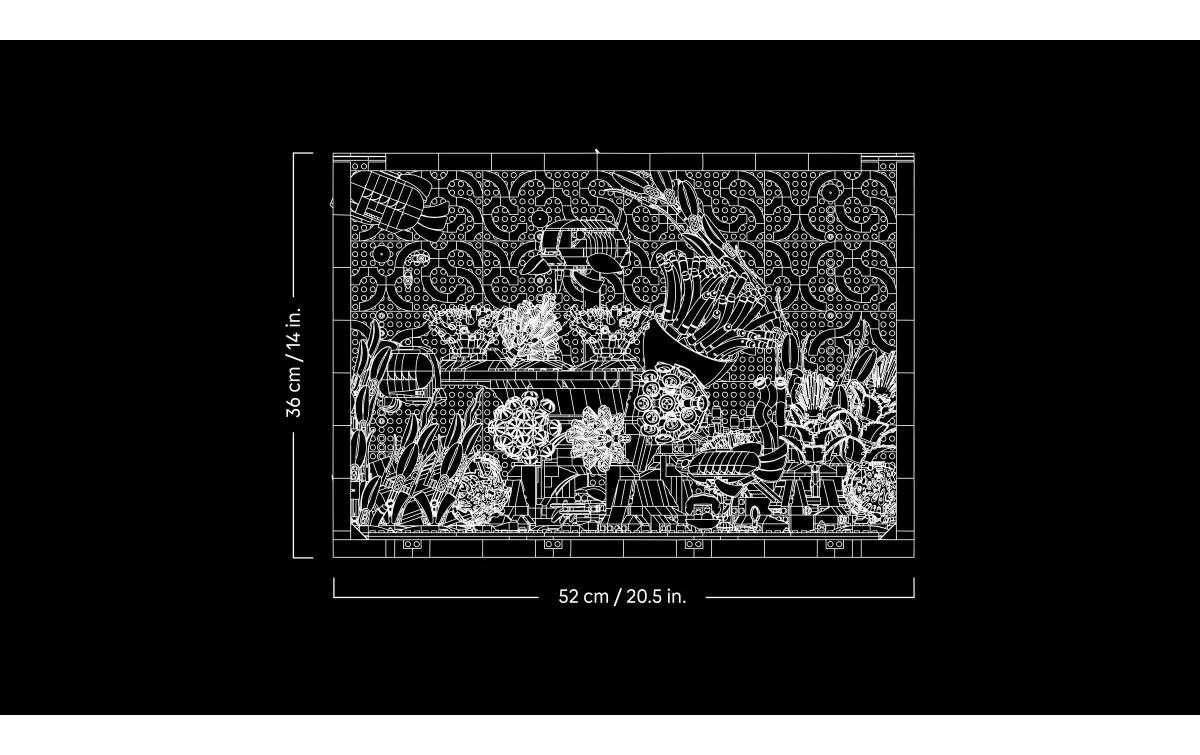 LEGO® Konstruktionsspielsteine »Tropisches Aquarium 10366 4154 Teile«