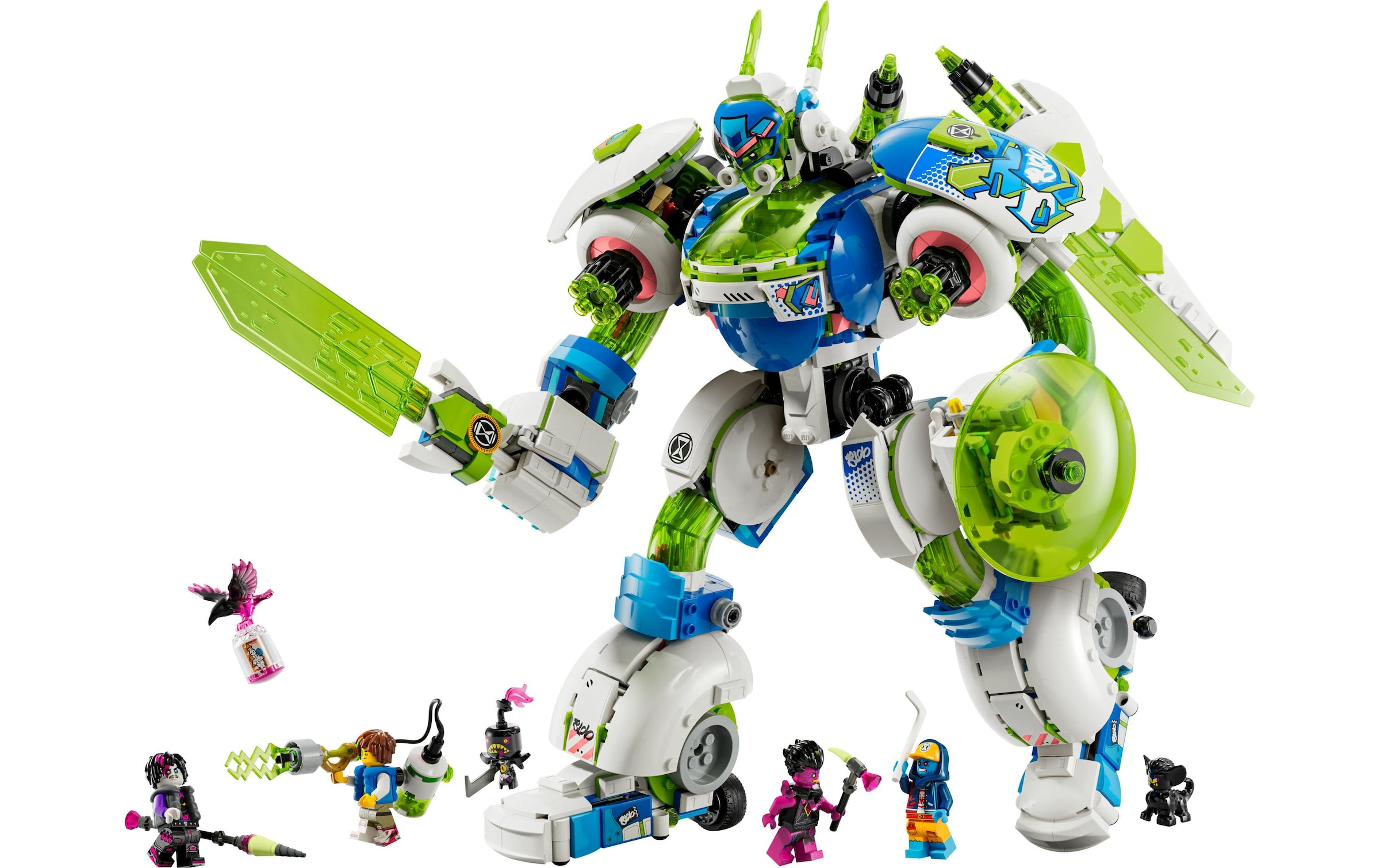LEGO® Konstruktionsspielsteine »DreamZzz Mateo und Z-Blob der Ritter-Mech 71485«, (1333 St.)