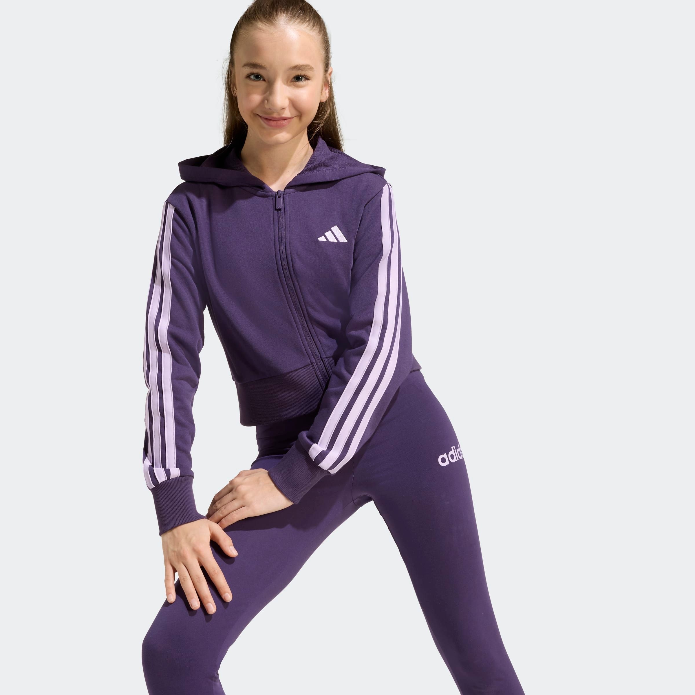 adidas Sportswear Kapuzensweatshirt »JG 3S FT FZ CRO«