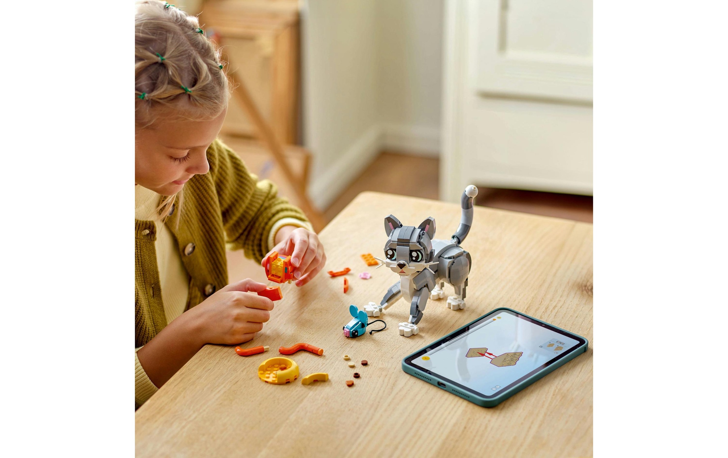 LEGO® Briques de jeu »Creator Graue Katze 31163«