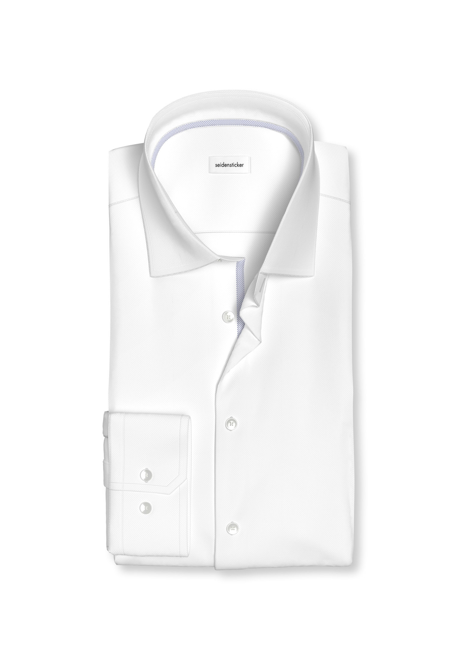 seidensticker Businesshemd »Schwarze Rose« Slim 1/1 Kentkragen Struktur