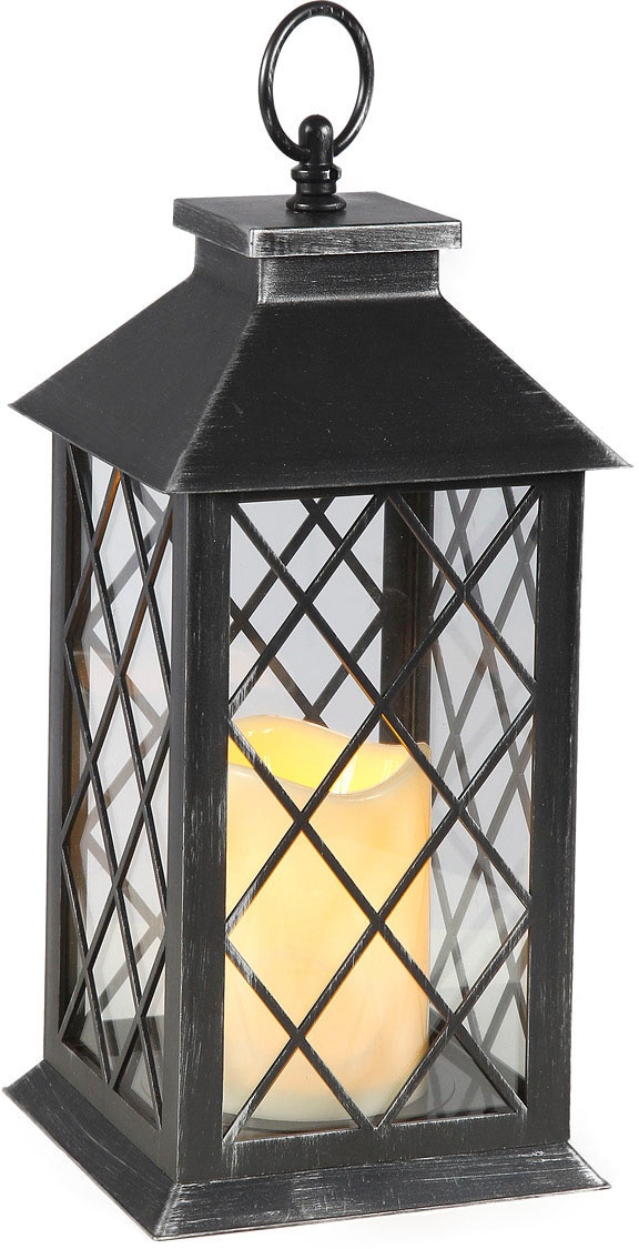 Ambiente Haus Kerzenlaterne »Laterne inkl. LED Kerze - (H) 34 cm«, (1 St.)  günstig kaufen | Windlichter