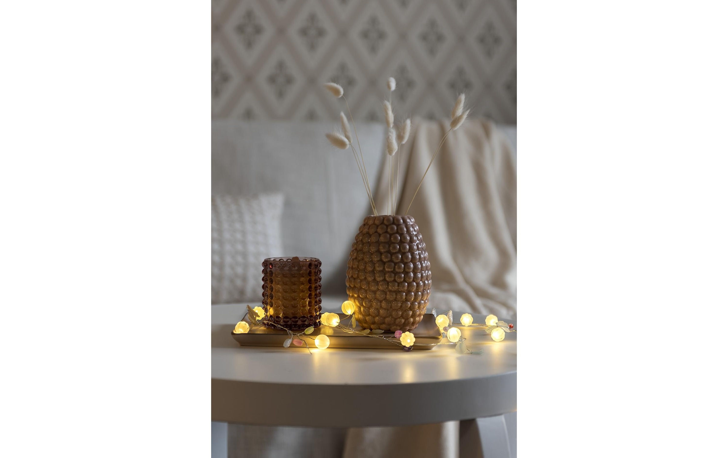 KONSTSMIDE Guirlande lumineuse LED »Blätter/Beeren 20 Lampen«