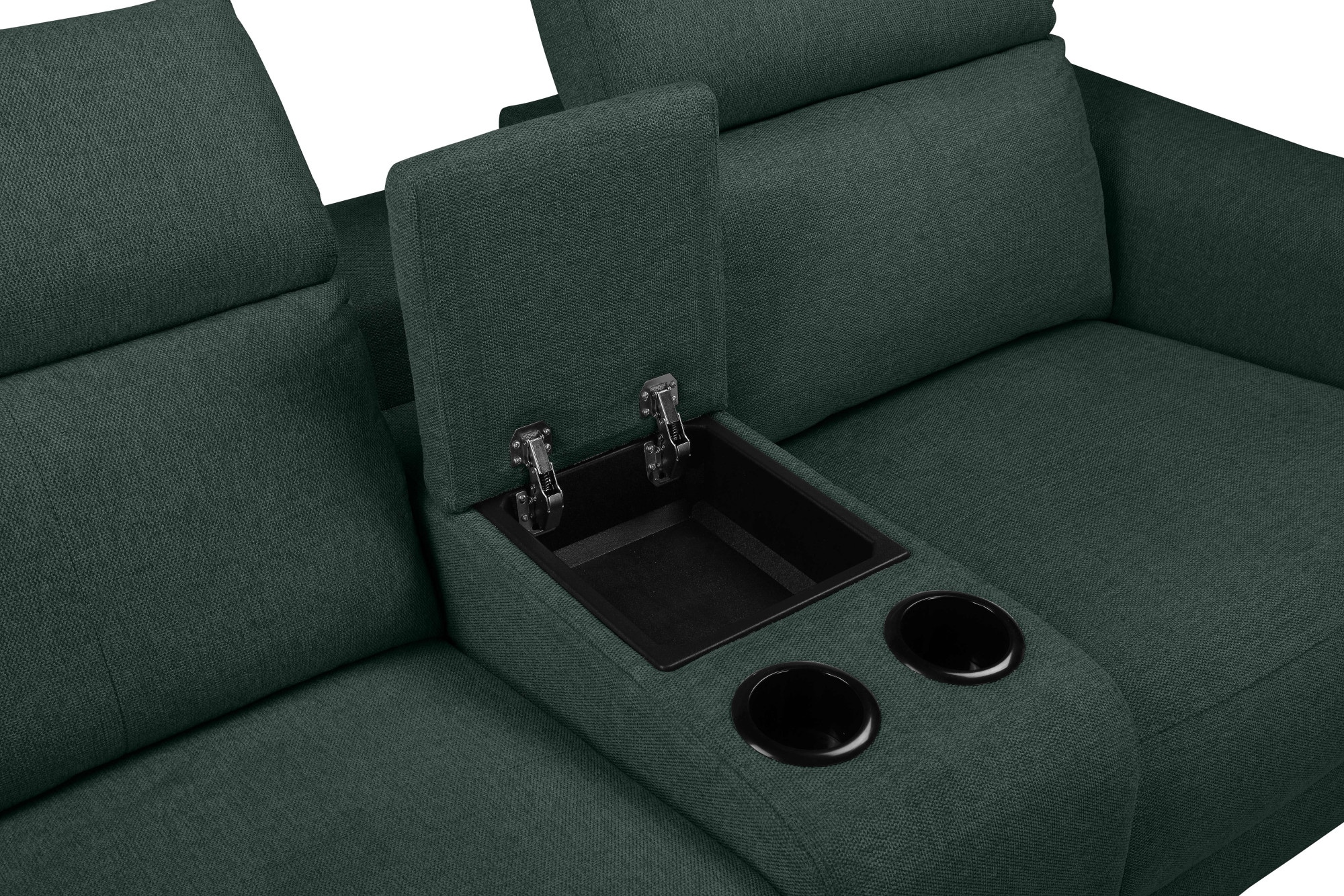 Home affaire 2-Sitzer »Lund, 2er-Kinosofa, TV-Sessel, Multimedia-Sofa, USB-A,« m. elektrischer o. manueller Relaxfunktion, Getränkehalter u. Staufach