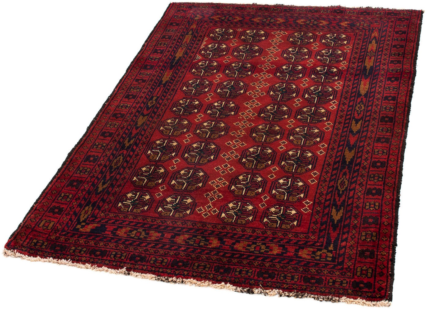 Image of morgenland Orientteppich »Belutsch - 133 x 91 cm - dunkelrot«, rechteckig, 8 mm Höhe, Wohnzimmer, Handgeknüpft, Einzelstück mit Zertifikat bei Ackermann Versand Schweiz