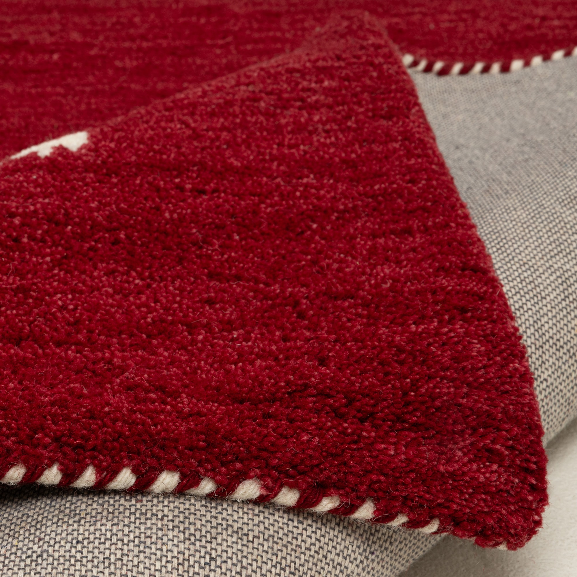 THEKO Wollteppich »Gabbeh Motiv, Handgefertigt, Teppich, Tiermotiv,  reine Wolle« rechteckig 14 mm Höhe reine Wolle, Wohnzimmer, Schlafzimmer, Esszimmer