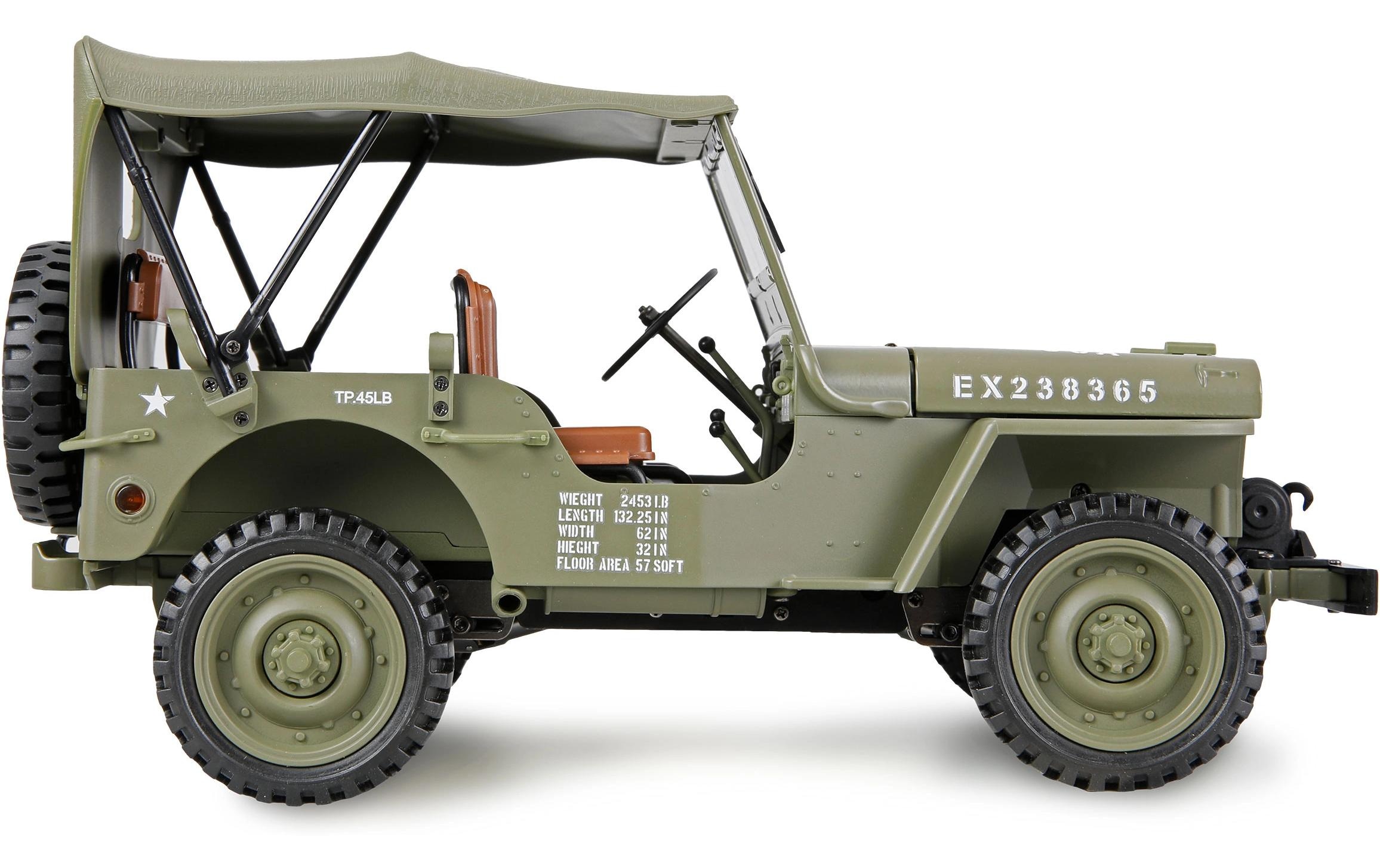 Amewi Voiture RC »Scale Crawler Jeep Willys MB 1:14« transmission 4x4