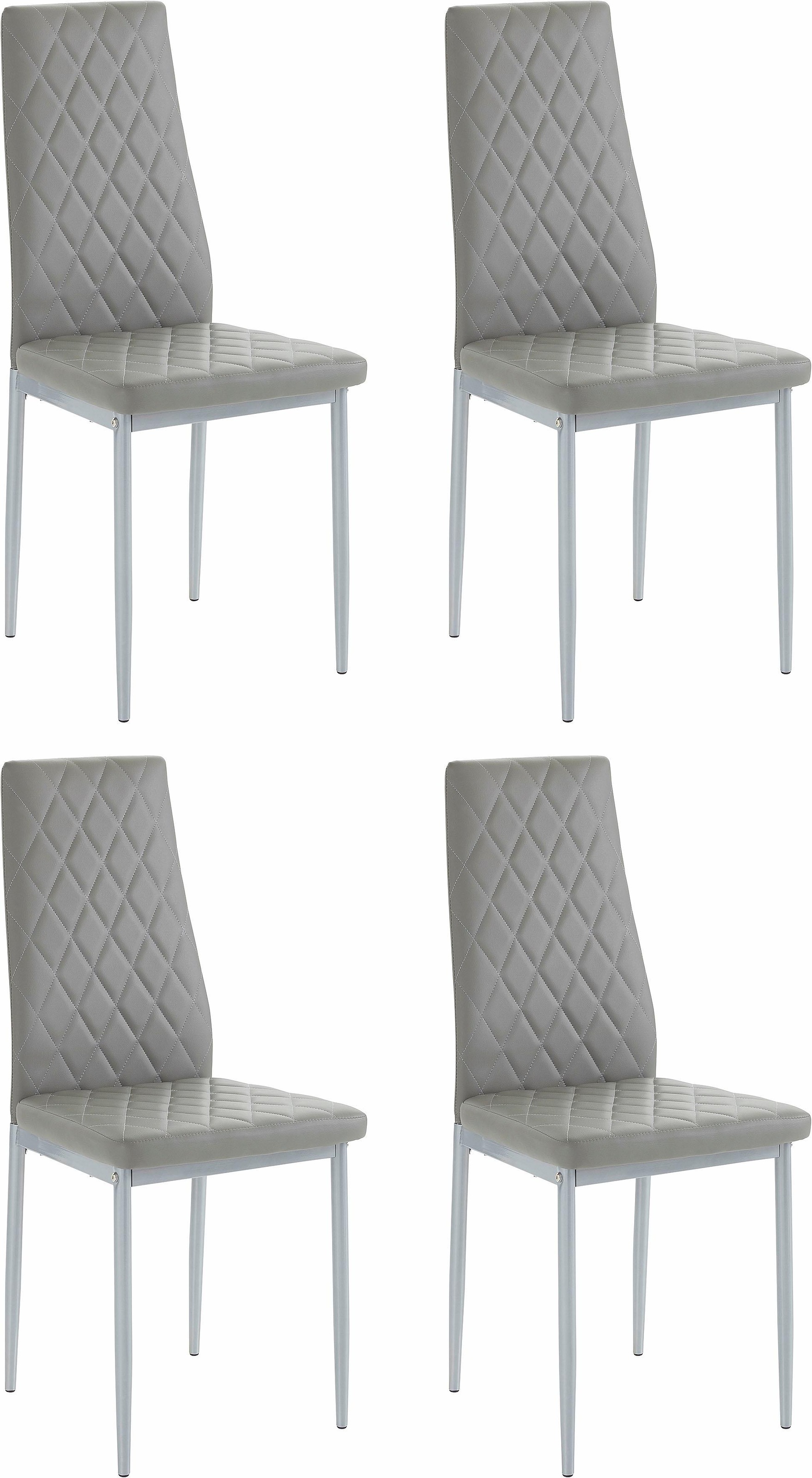 Image of my home 4-Fussstuhl »Brooke«, (Set), 4 St., Kunstleder, (2 oder 4 Stück) Bezug in Kunstleder bei Ackermann Versand Schweiz