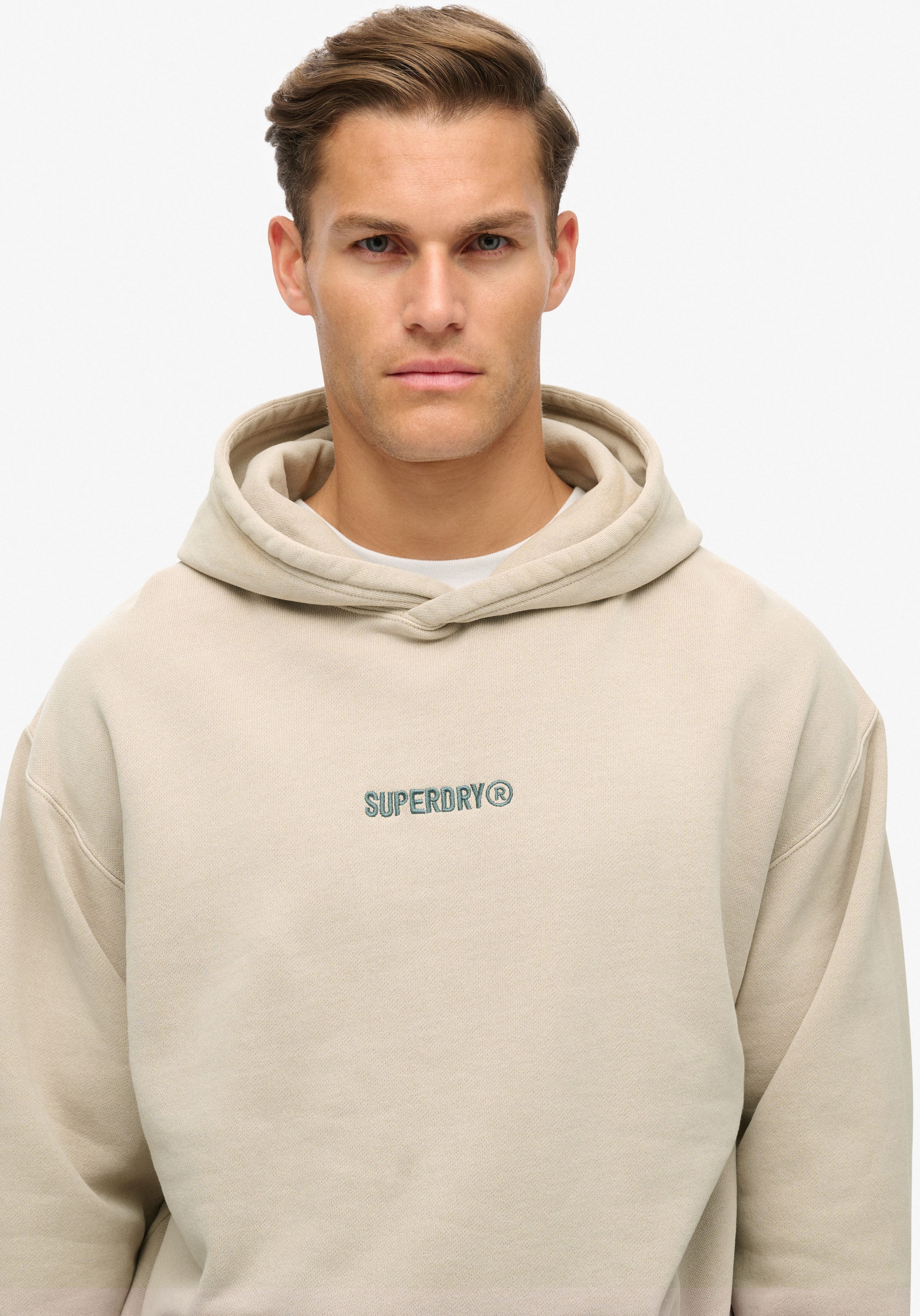 Superdry Kapuzensweatshirt »MICRO LOGO GRAPHIC LOOSE HOOD«