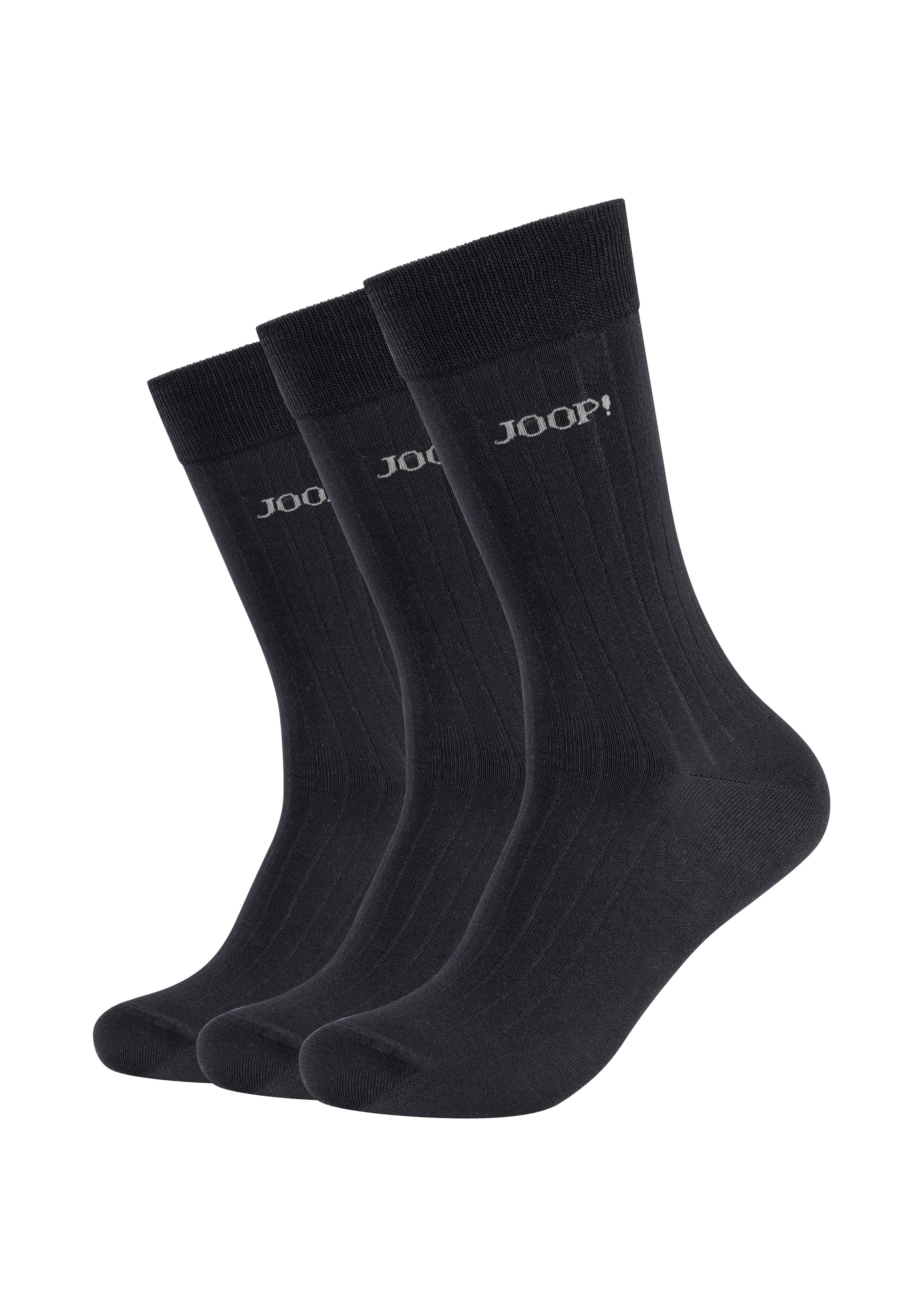 Image of JOOP Kniestrümpfe "premium essentials" 3 Paar tlg. mit elastischem Bund