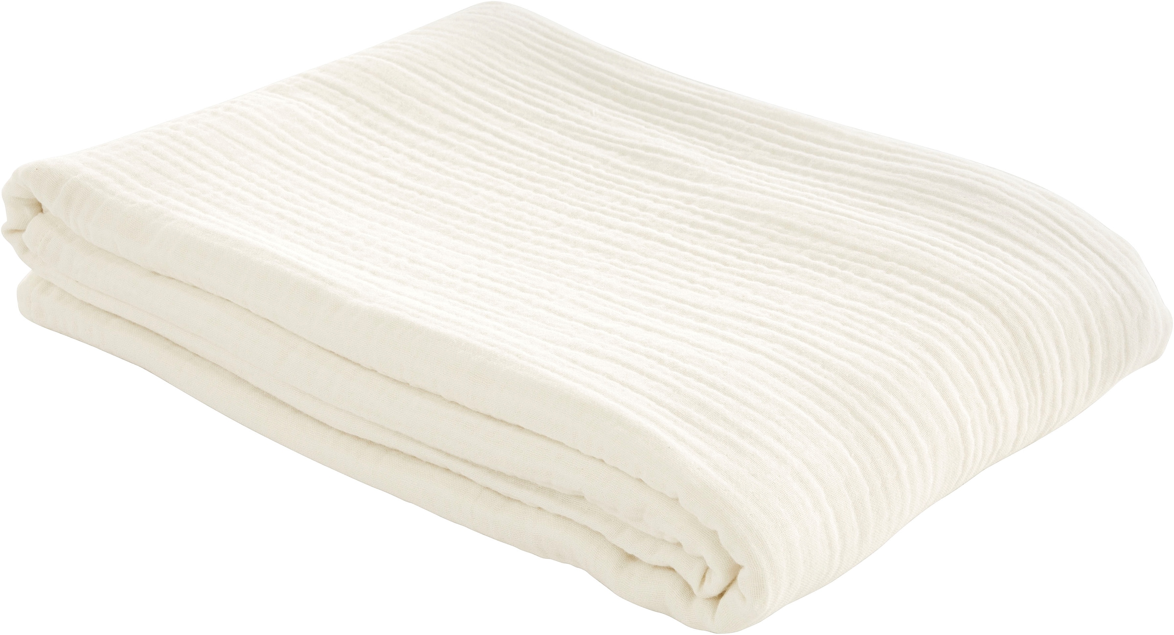 LeGer Home by Lena Gercke Couverture d'intérieur »HEVIN« Tagesdecke im Baumwoll-Crinkle-Effekt, Musselin, Kuscheldecke