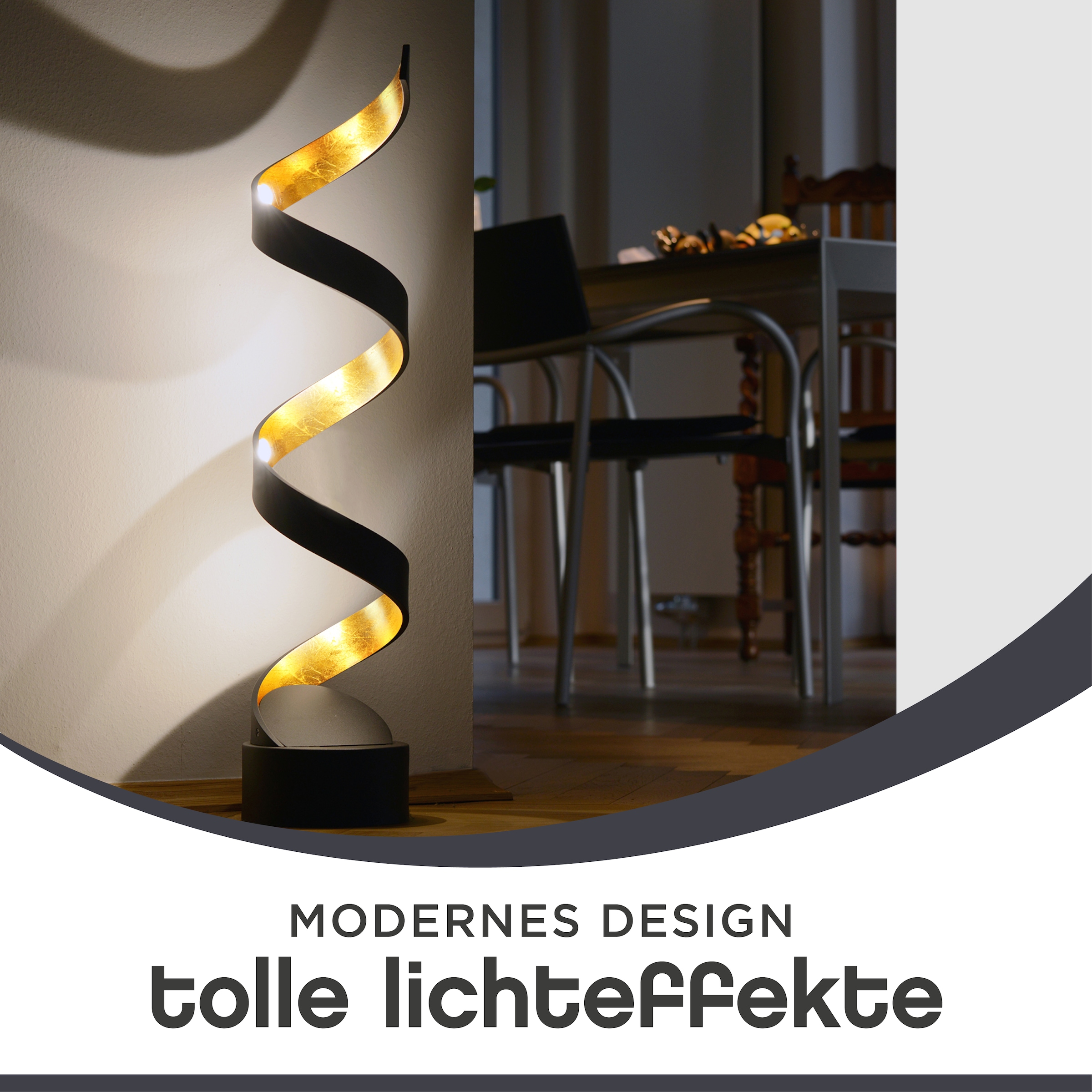 LUCE Design LED Tischleuchte »HELIX«, Leuchtmittel LED-Modul | LED fest integriert