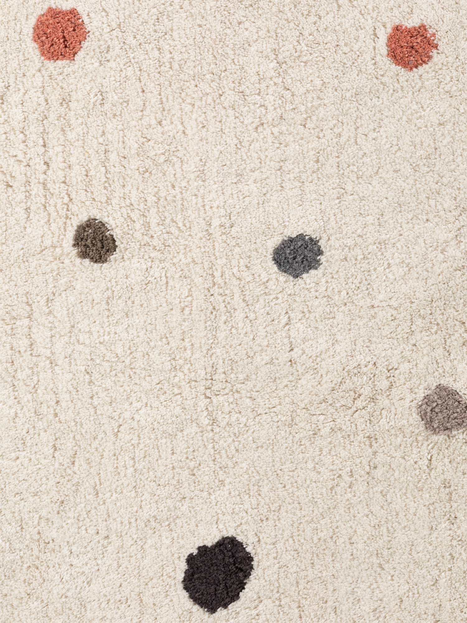 HANSE Home Tapis pour enfants »Pippo« Rectangulaire 10 mm Höhe lavable, fait main, coton, tapis de jeu antidérapant pour chambre d'enfants