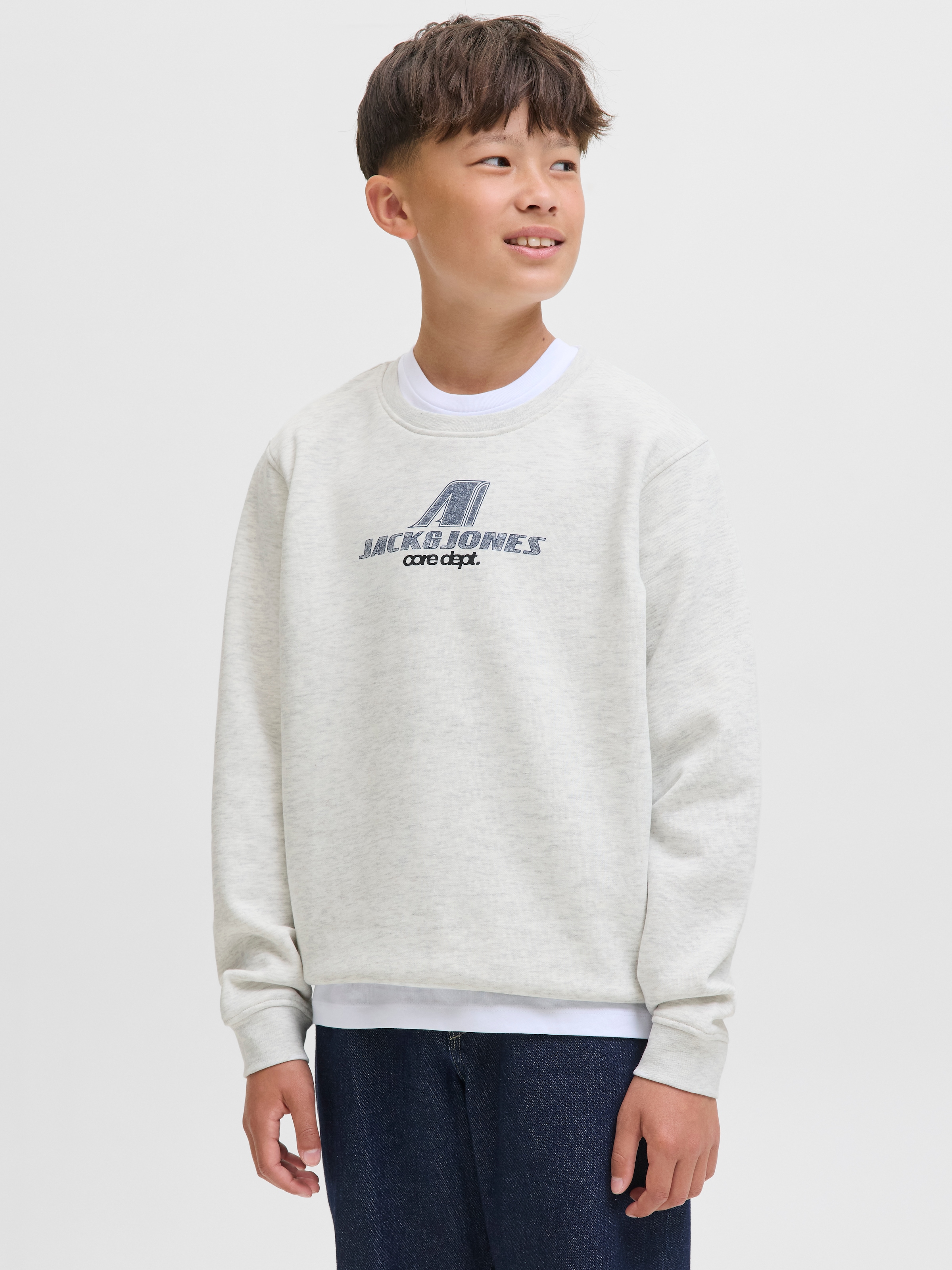 Image of Jack & Jones Junior Sweatshirt "JCOTIER PRINT SWEAT CREW NECK SN JNR"