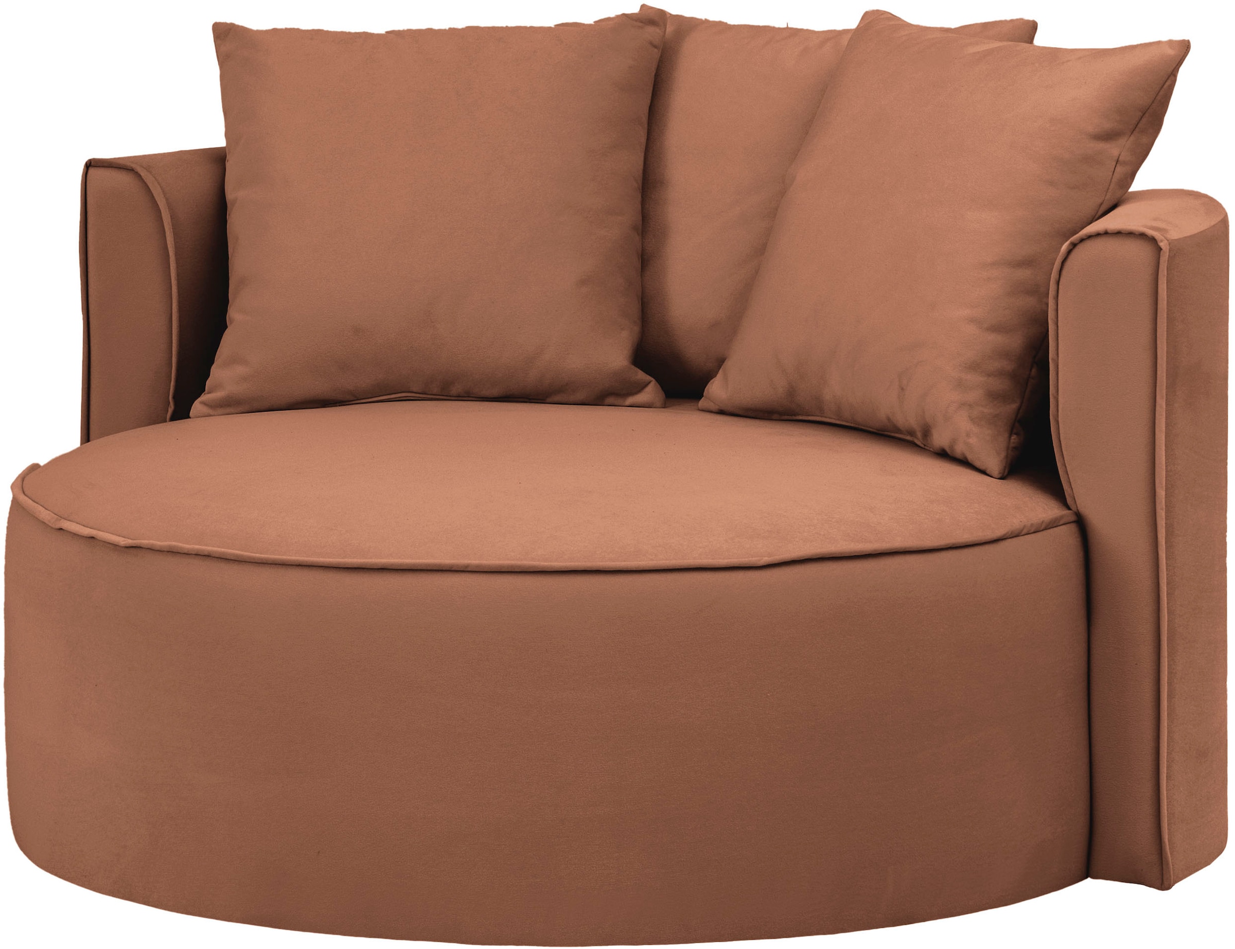 LeGer Home by Lena Gercke XXL-Sessel »Isalie, Lesesessel, Loveseat, inklusive Zierkissen«, extra grosse Sitzfläche, optional mit Hocker, moderne Farben