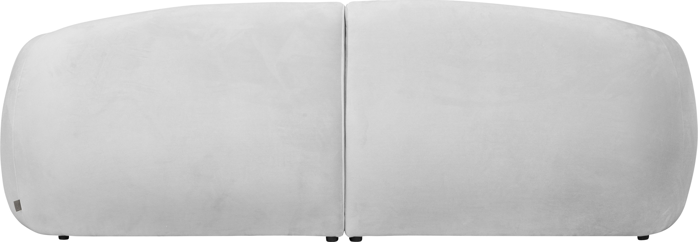 LeGer Home by Lena Gercke Big-Sofa »YANI Designersofa, organische Form, Masse B/T/H: 240/64/81 cm«, mit Wellenunterfederung, auch in Bouclé, passend zur Serie