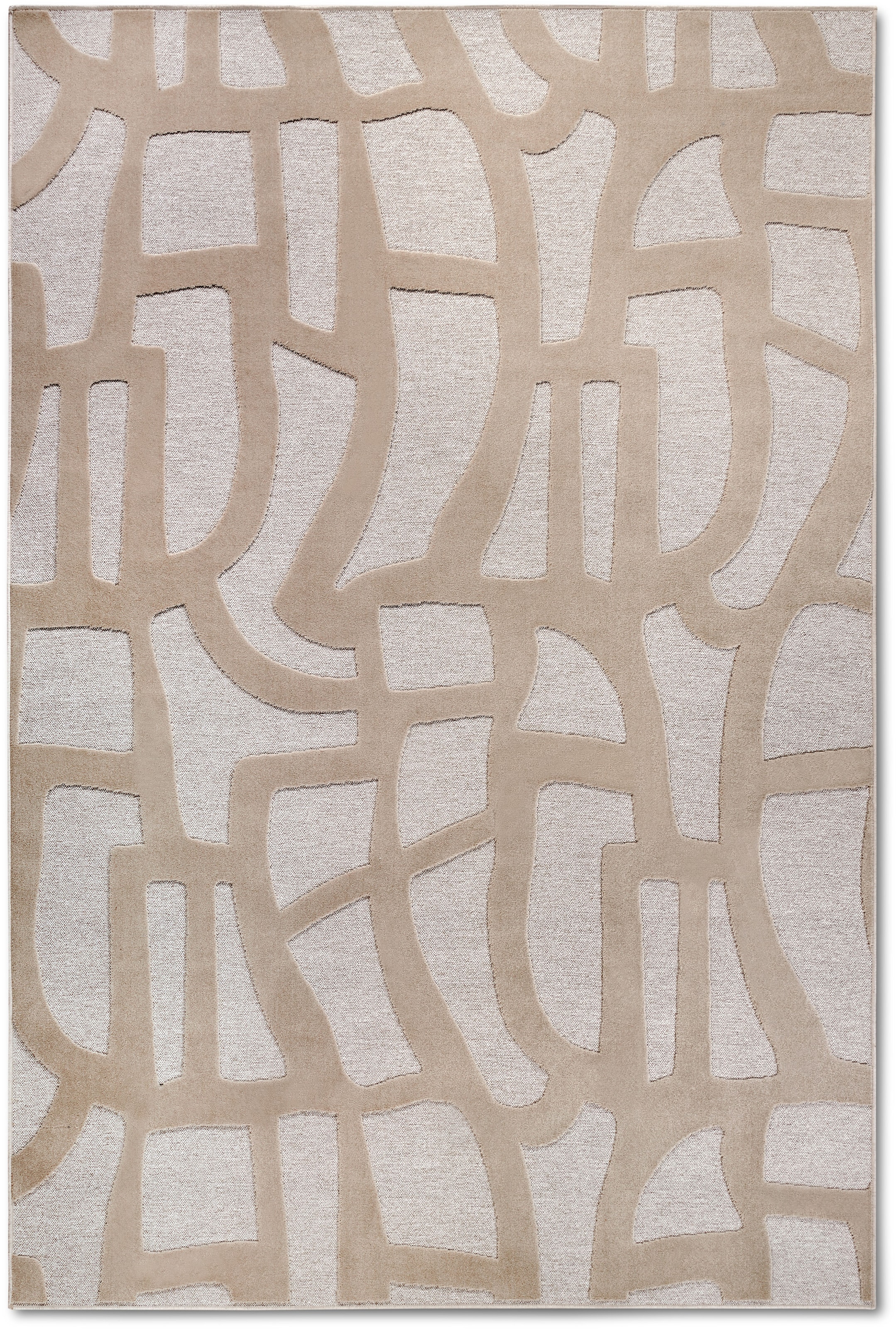 Villeroy & Boch Tapis »Therese« Rectangulaire 5,5 mm Höhe Wohnzimmer, Schlafzimmer, Modern, Hoch-Tief Effekt, Flur