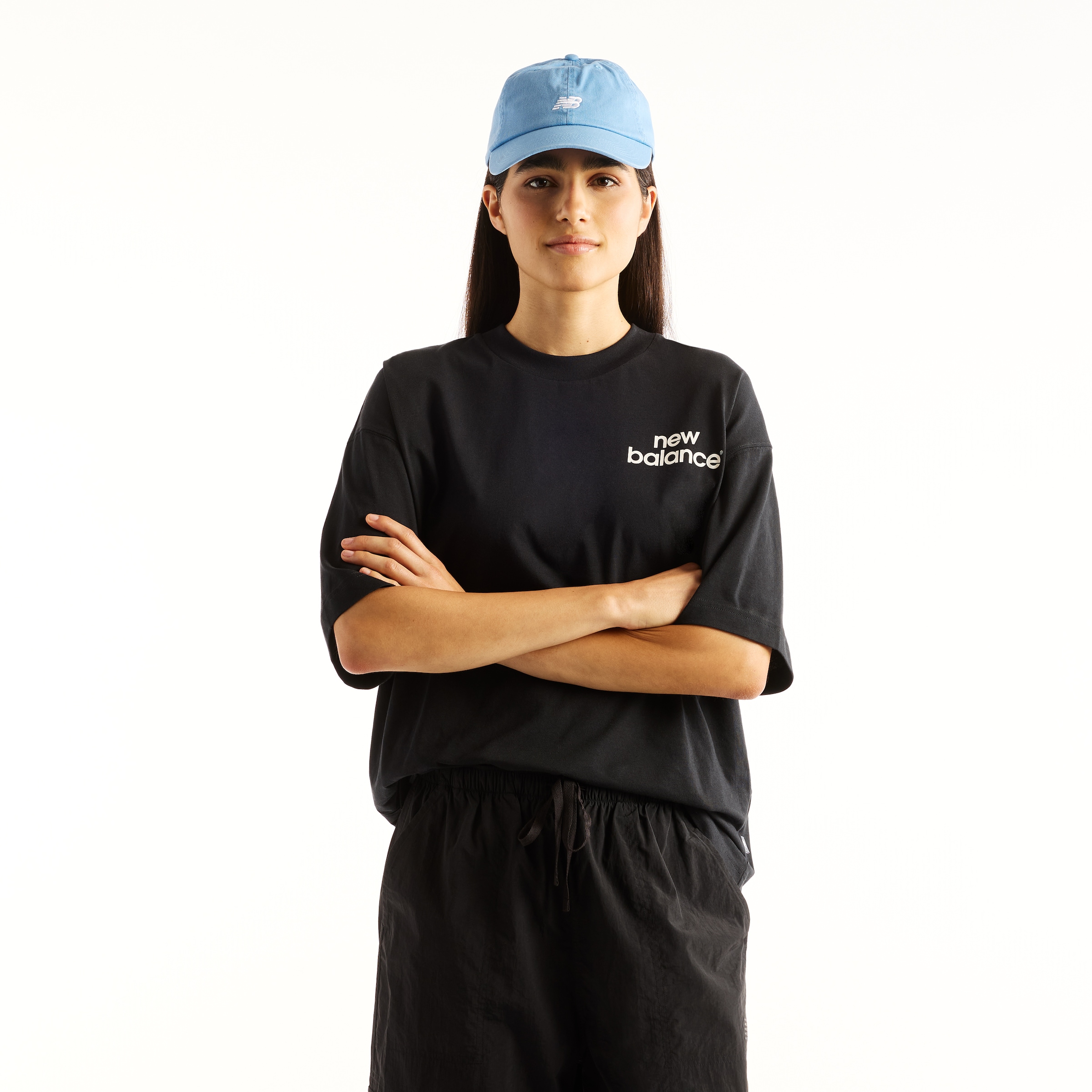 Image of New Balance T-Shirt "INTELLIGENT RELAXED T-SHIRT" für Erwachsene, sportlicher Stil, lässiger Look, aus Baumwolle