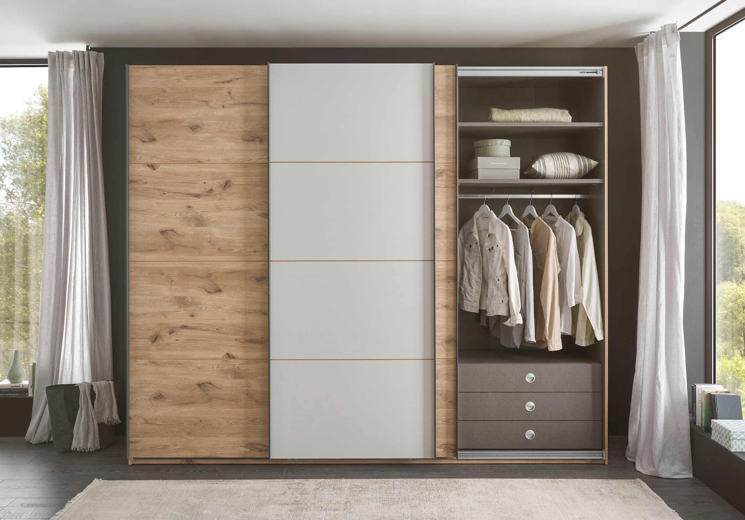 Schlafkontor Schwebetürenschrank »Preda«