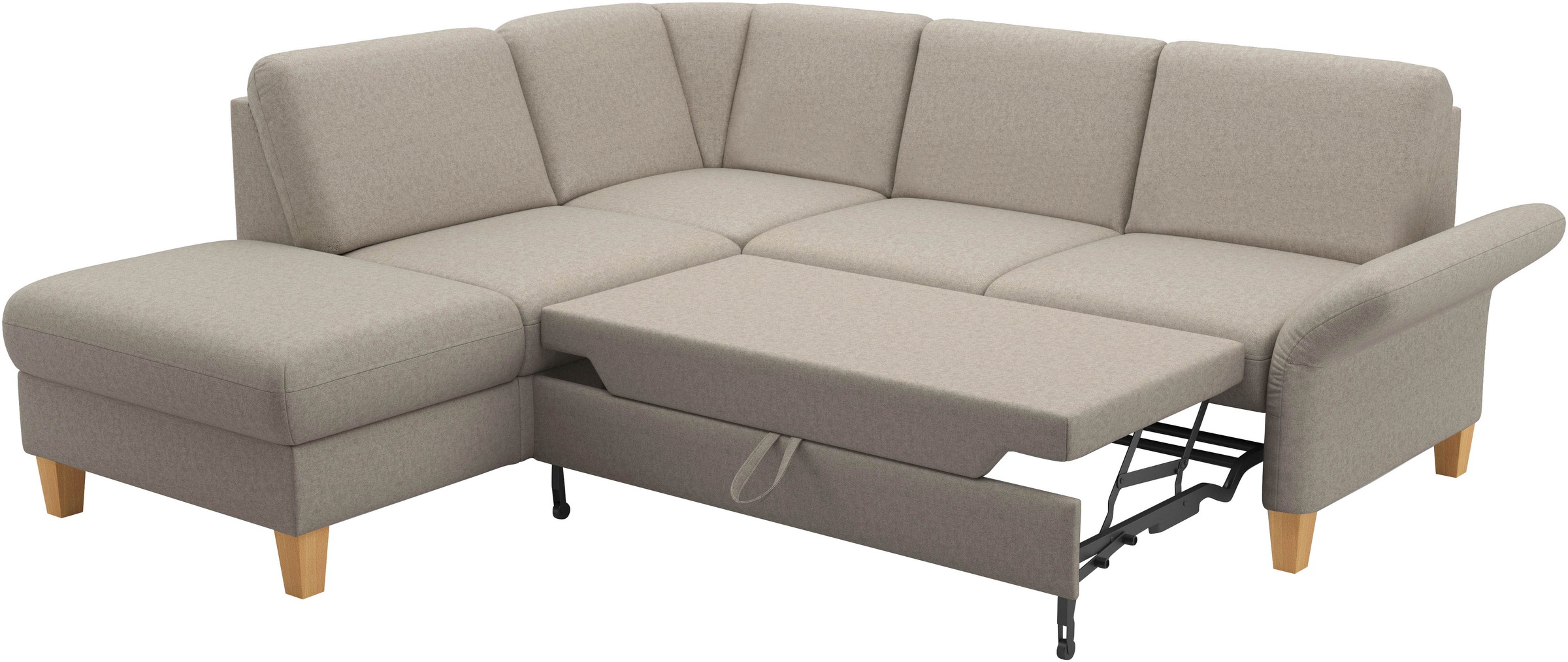 Home affaire Ecksofa »Rochelle, L-Form«, wahlweise mit Armteilverstellung, Bettfunktion und Bettkasten