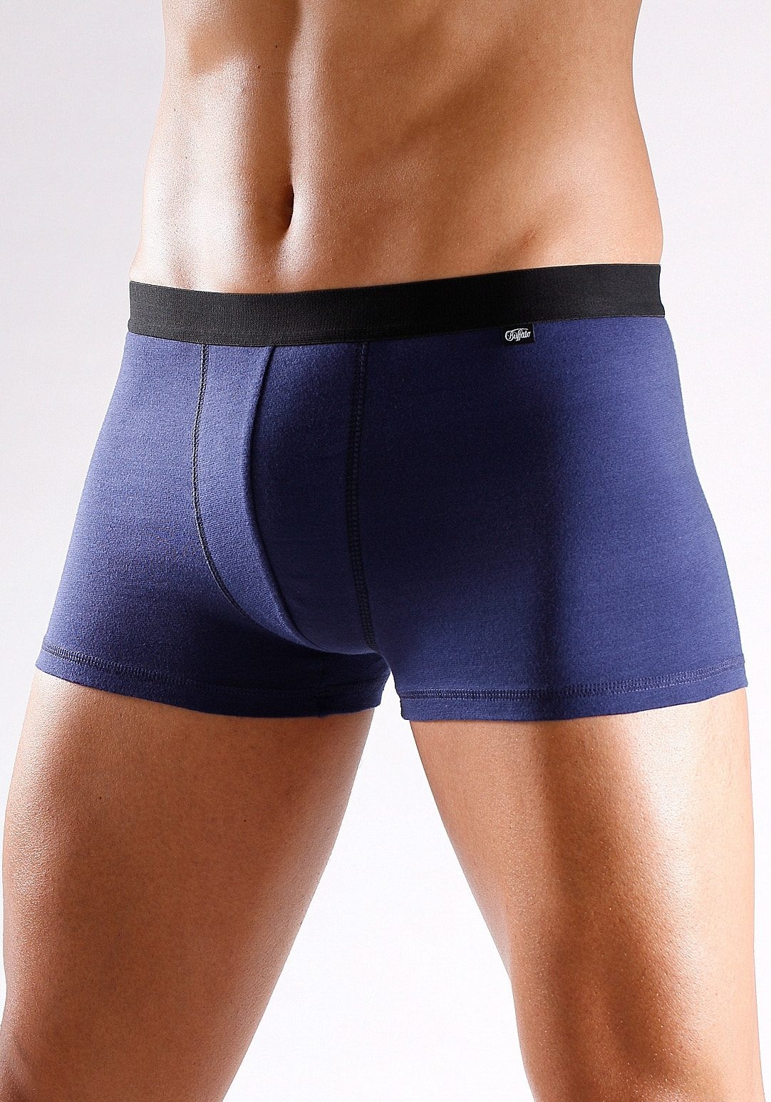 Buffalo Boxer »Boxershorts für Herren« Packung, 4 Stk. mit schwarzem Webbund