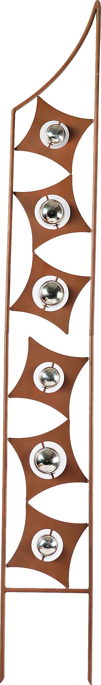 Image of locker Deko-Windrad »Rusty Globes«, in Rostoptik, Materialmix, 150 cm hoch bei Ackermann Versand Schweiz