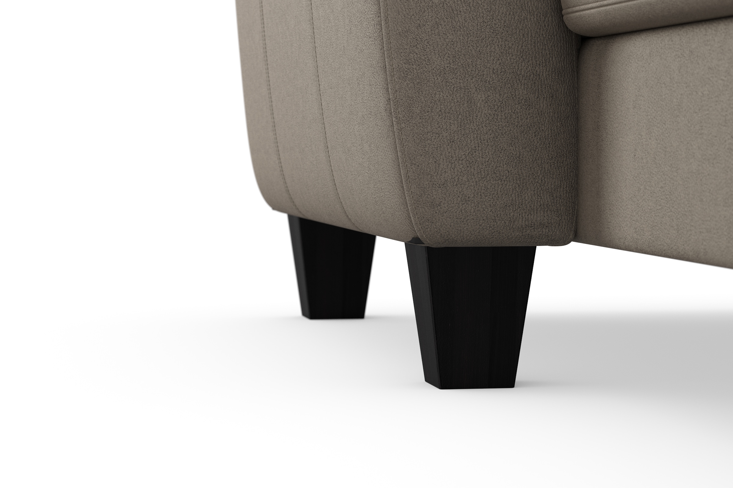 sit&more Ecksofa »Belluci L-Form«, inklusive Federkern, wahlweise mit Bettfunktion und Bettkasten