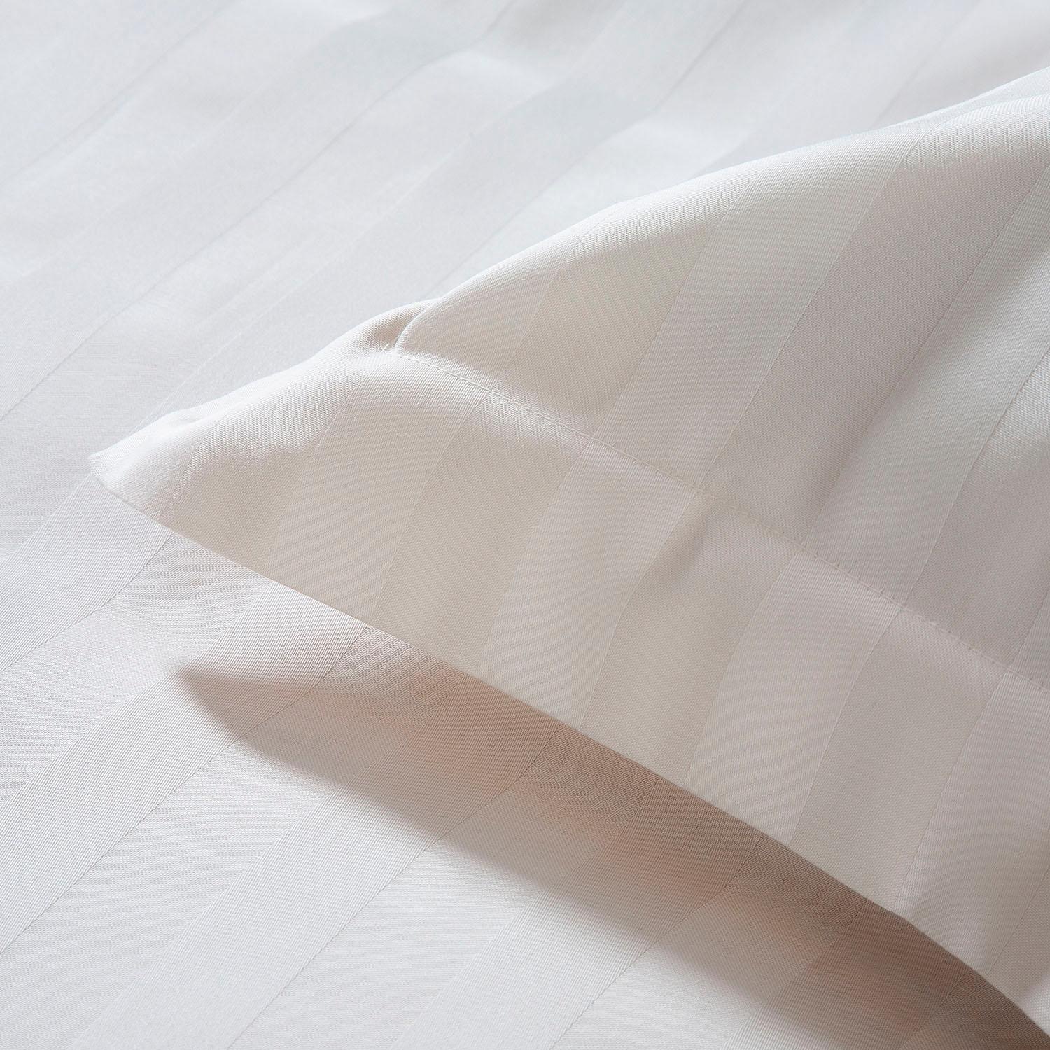 damai Bettwäsche »Streifsatin in Gr. 135x200, 155x220 oder 200x200 cm«, elegante Bettwäsche aus Baumwolle, Bettwäsche mit Reissverschluss