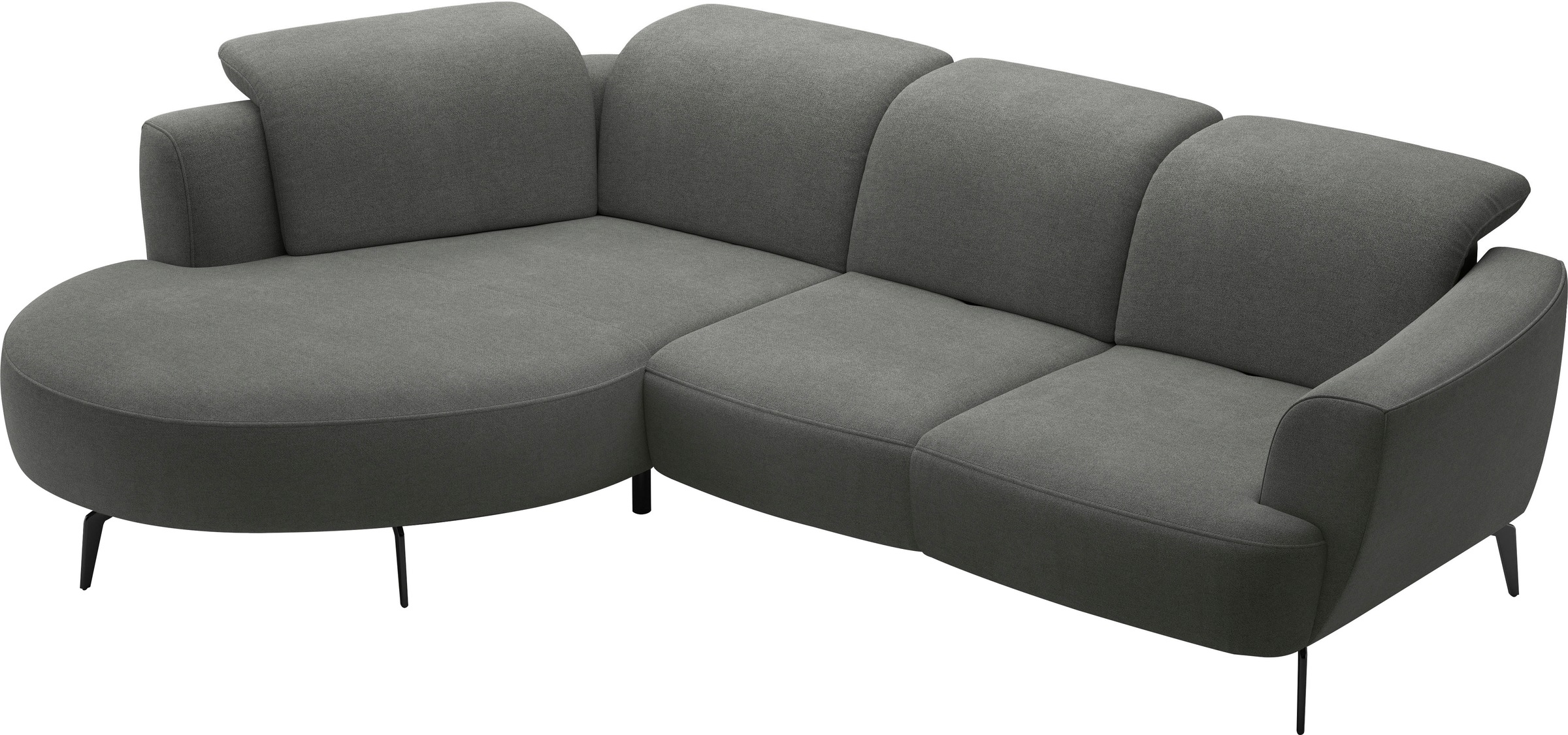 sit&more Ecksofa »Zoe«, ink.Sitztiefenverstellung, wahlweise mit Kopfteilverstellung