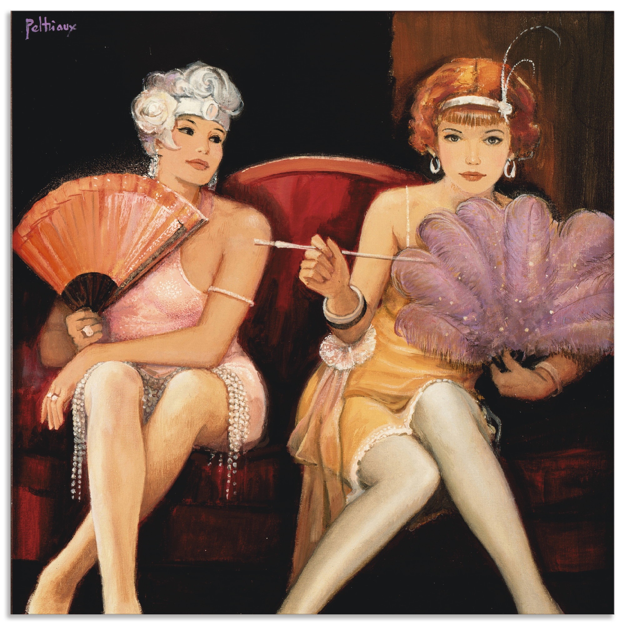 Image of Artland Wandbild »Klimatisiert«, Frau, (1 St.), in vielen Grössen & Produktarten - Alubild / Outdoorbild für den Aussenbereich, Leinwandbild, Poster, Wandaufkleber / Wandtattoo auch für Badezimmer geeignet bei Ackermann Versand Schweiz