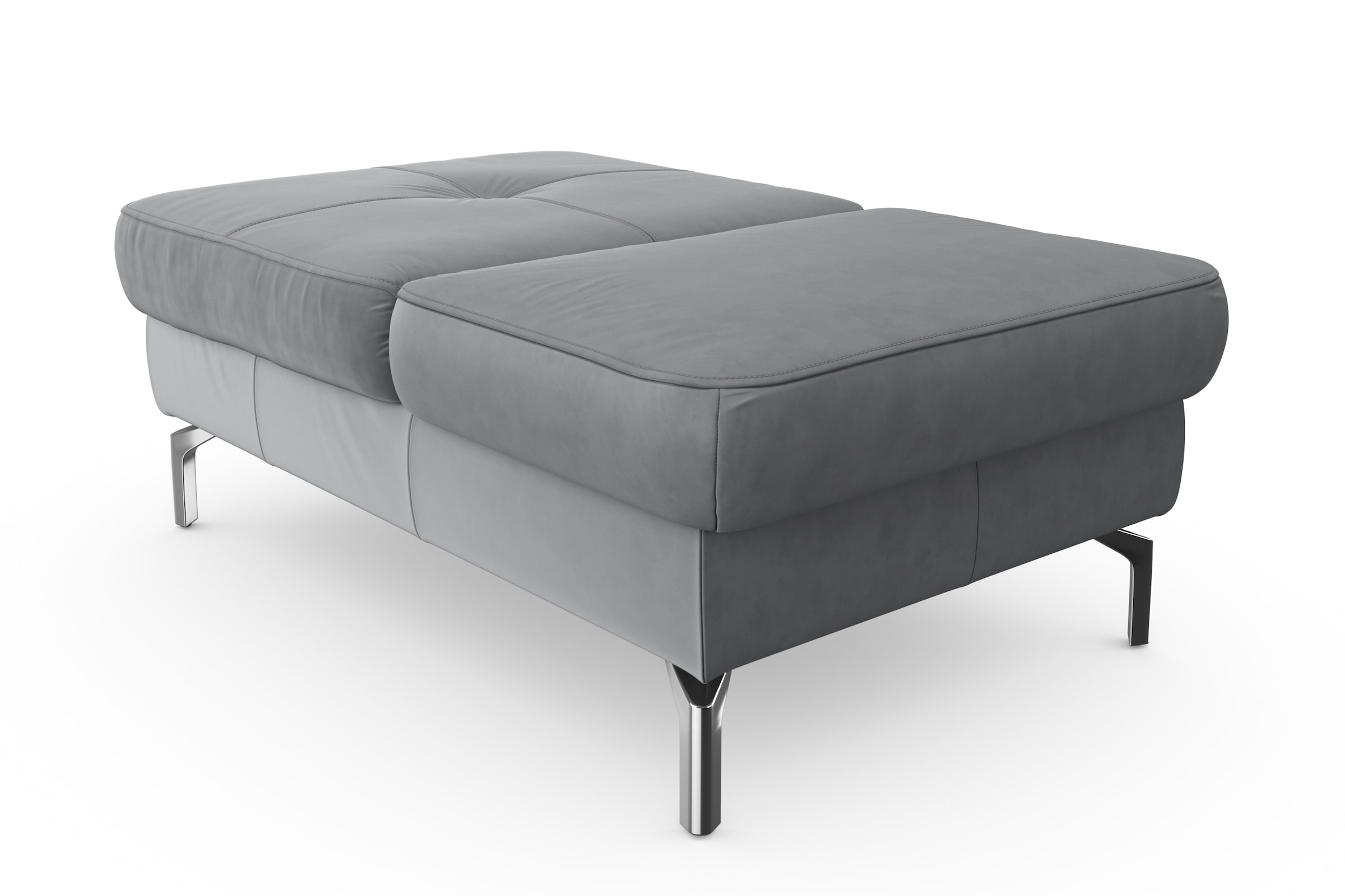 sit&more Hocker »Bendigo«, mit Klappfunktion, Bodenfreiheit 15 cm, wahlweise in 2 Fussfarben