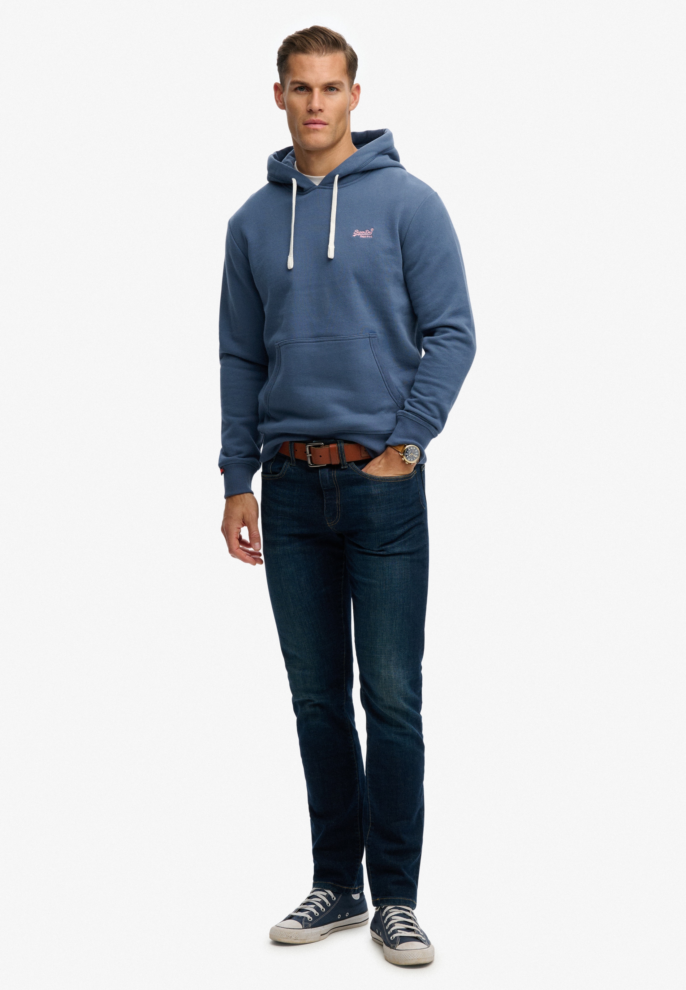 Superdry Kapuzensweatshirt »Essential Logo Classic Hood«, Baumwollmischung, loose fit
