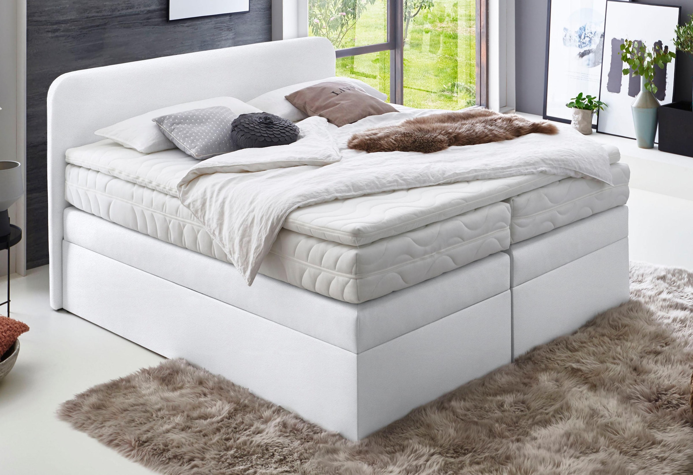 Westfalia Schlafkomfort Boxspringbett wahlweise mit Bettkasten