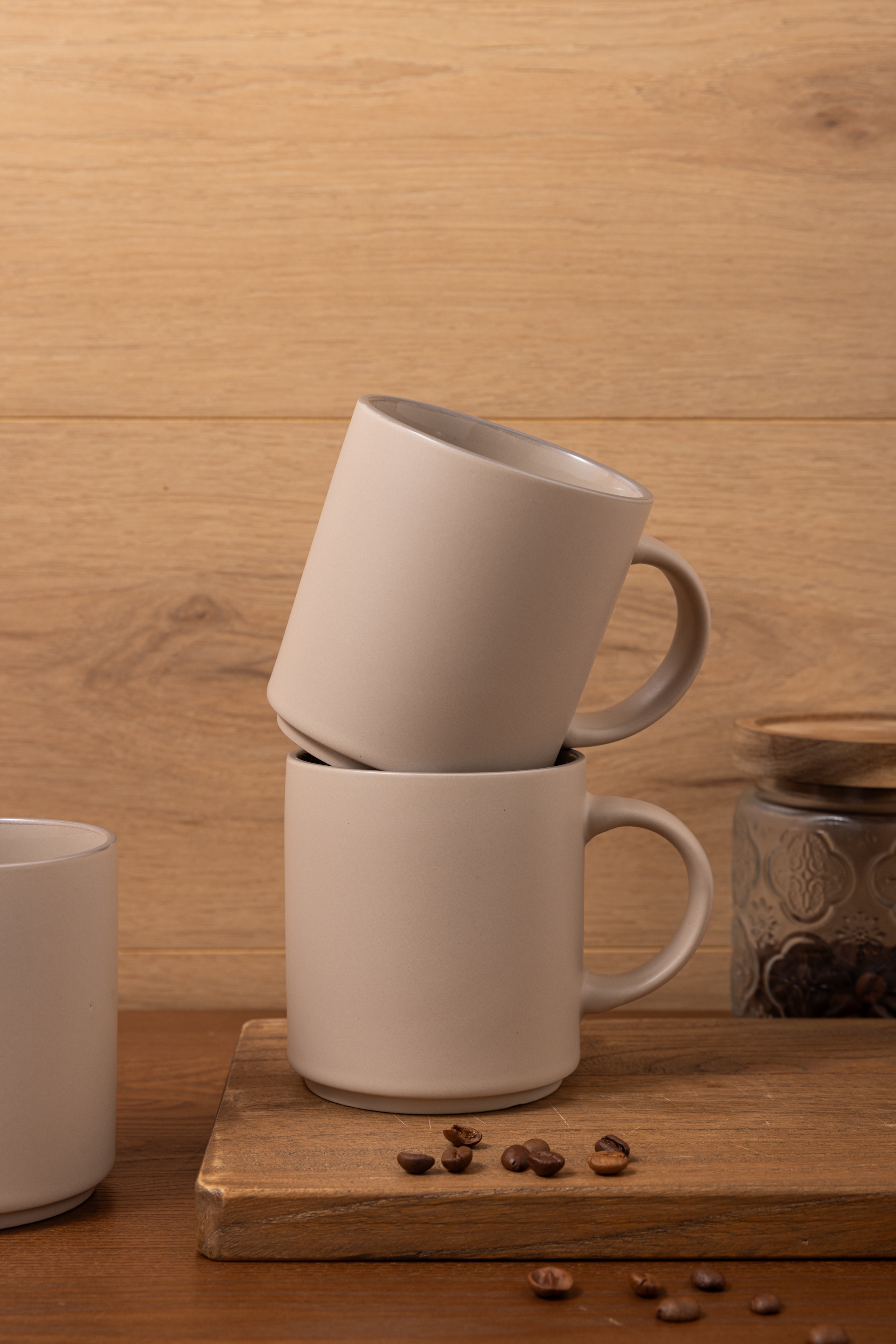 GOODproduct Becher »Kaffeebecher Ylvii, 6er Set« spülmaschinenfest und mikrowellengeeignet, 350 ml