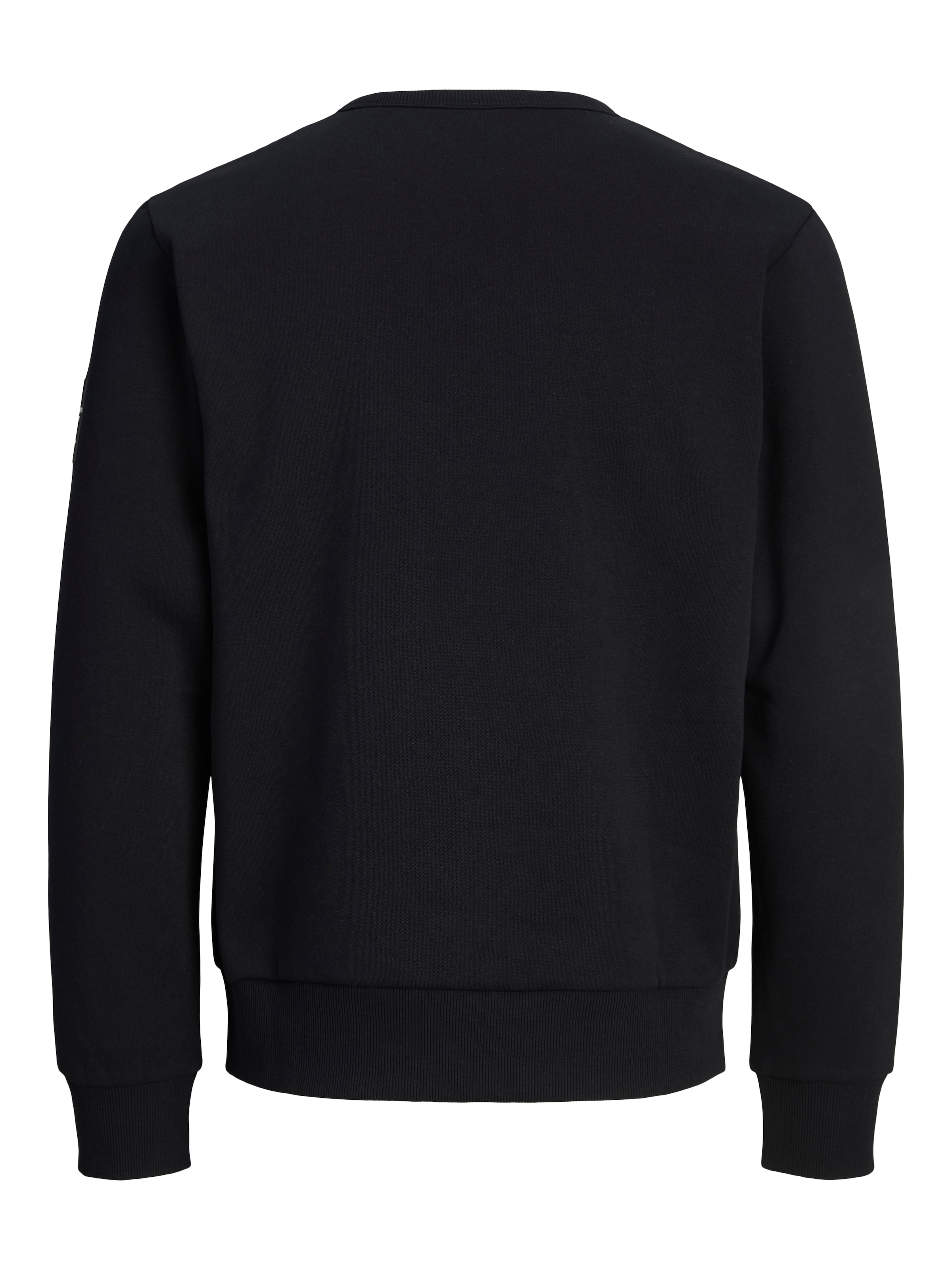 Jack & Jones PlusSize Sweat-shirt »JJCLEVELAND SWEAT CREW NECK PLS«, mélange de matériaux, coupe régulière
