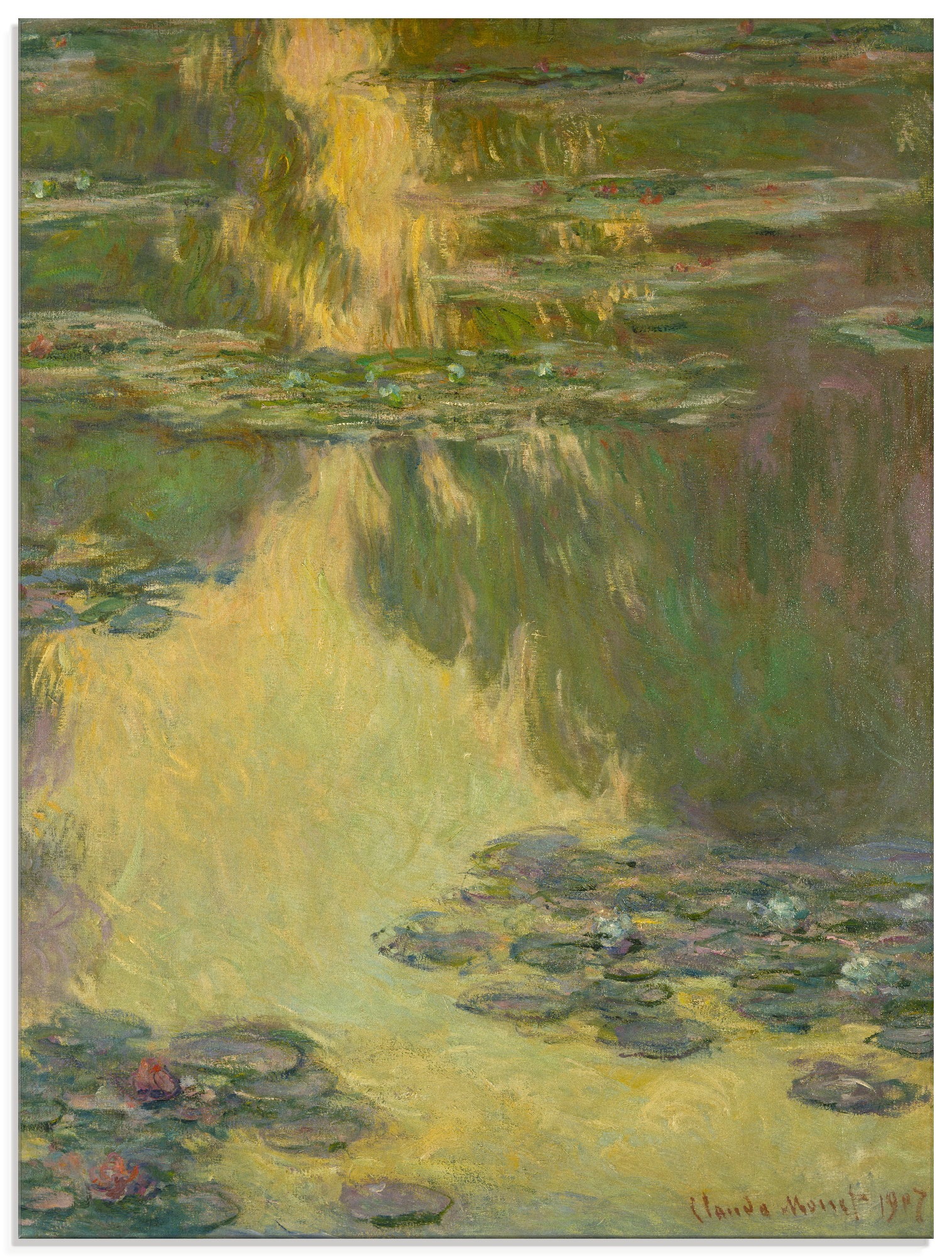 Image of Artland Glasbild »Nymphéas. 1907.«, Blumen, (1 St.) bei Ackermann Versand Schweiz