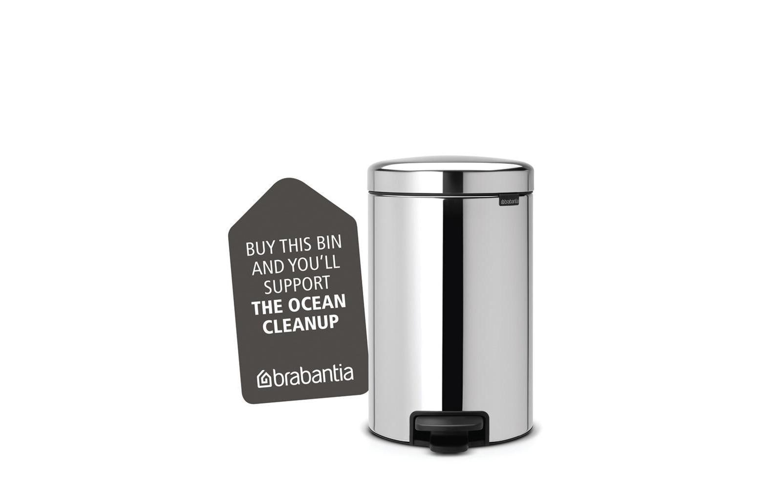 Brabantia Mülleimer »NewIcon 12 l, Brilliant Steel« 1 Behälter