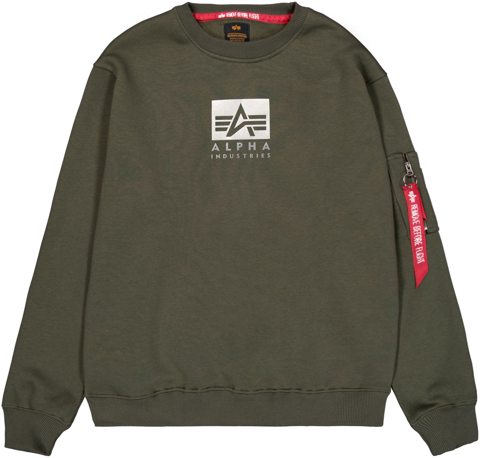 Alpha Industries Sweatshirt »Satin Logo Sweater«