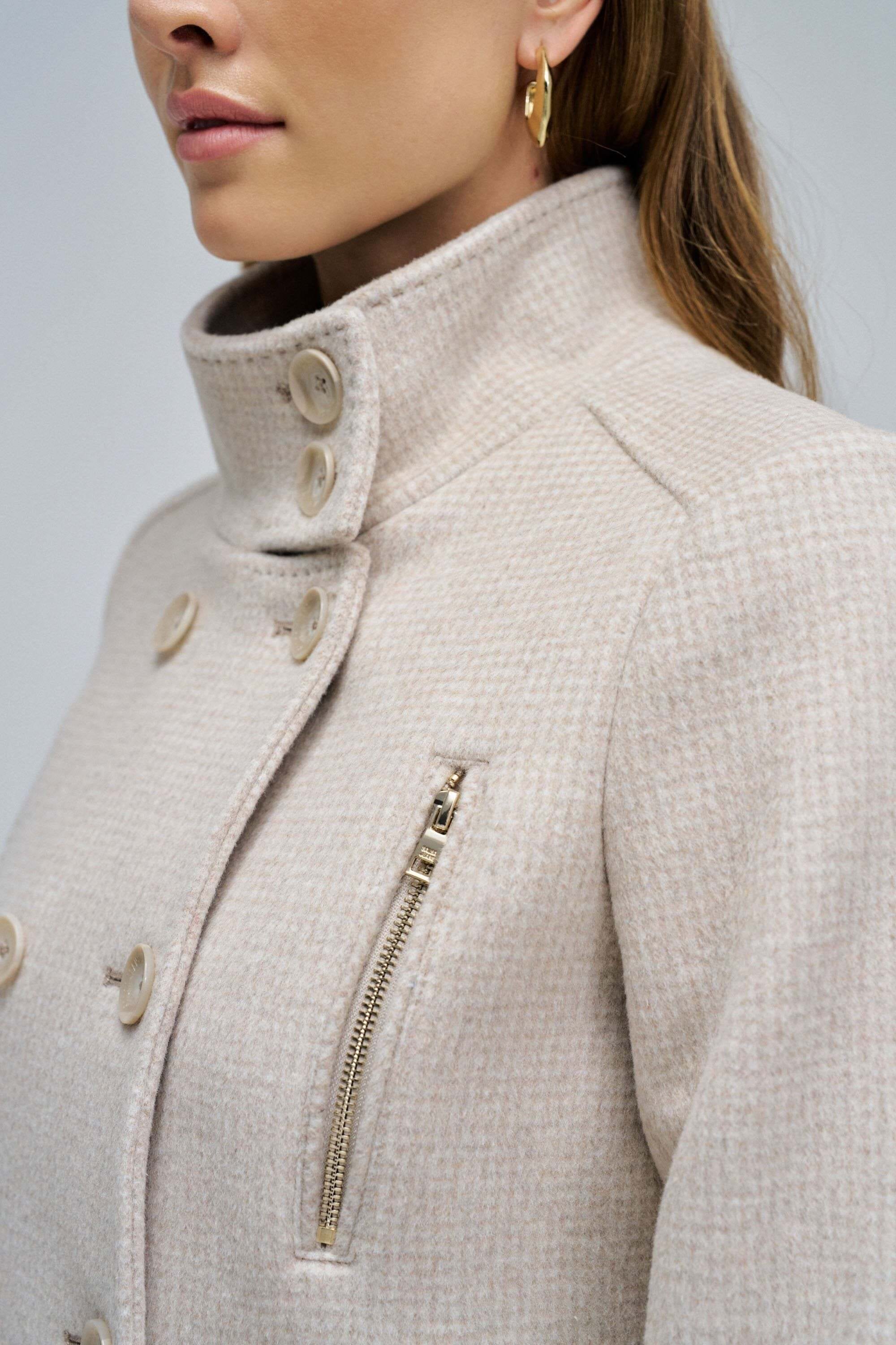 Salsa Wolljacke »Salsa Jeans Wollmantel Grace Long Woolen Coat«