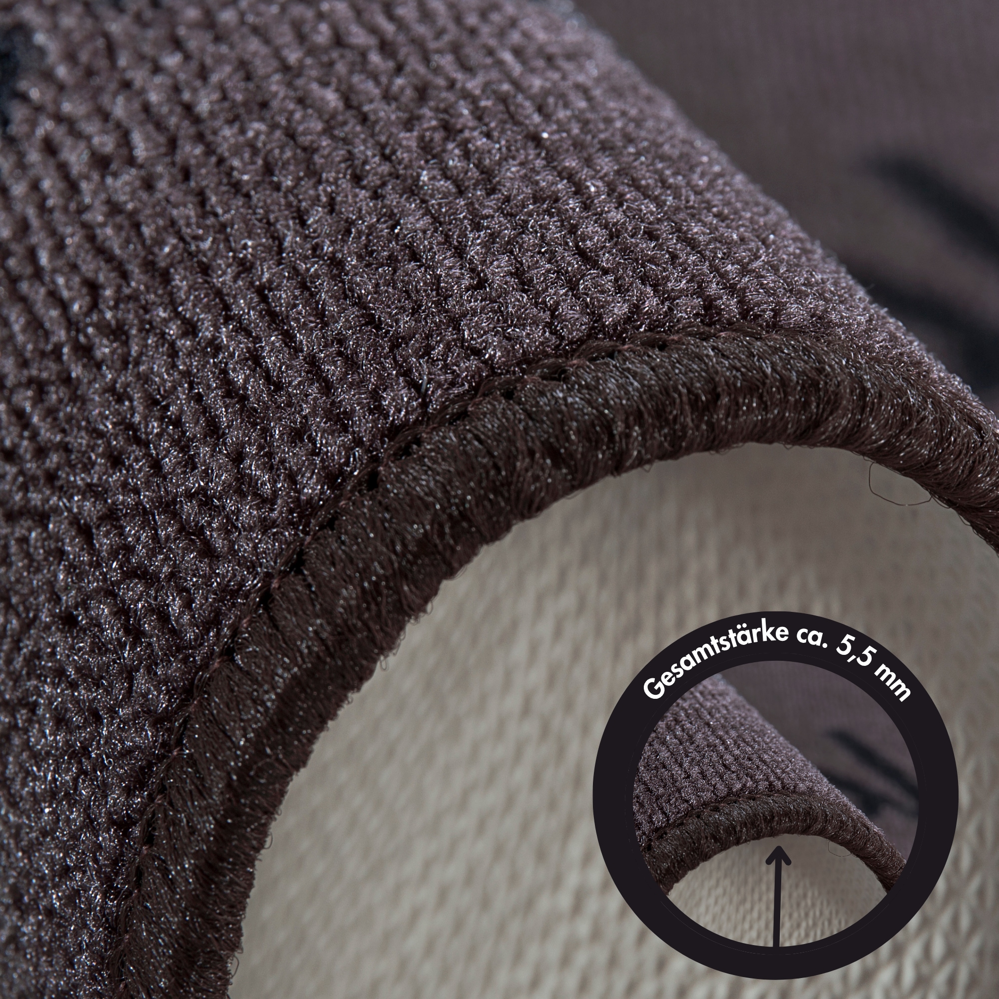 Andiamo Chemin de cuisine »Espresso« Rectangulaire 5 mm Höhe mit Schriftzug, rutschhemmend, Küche, Kundenliebling