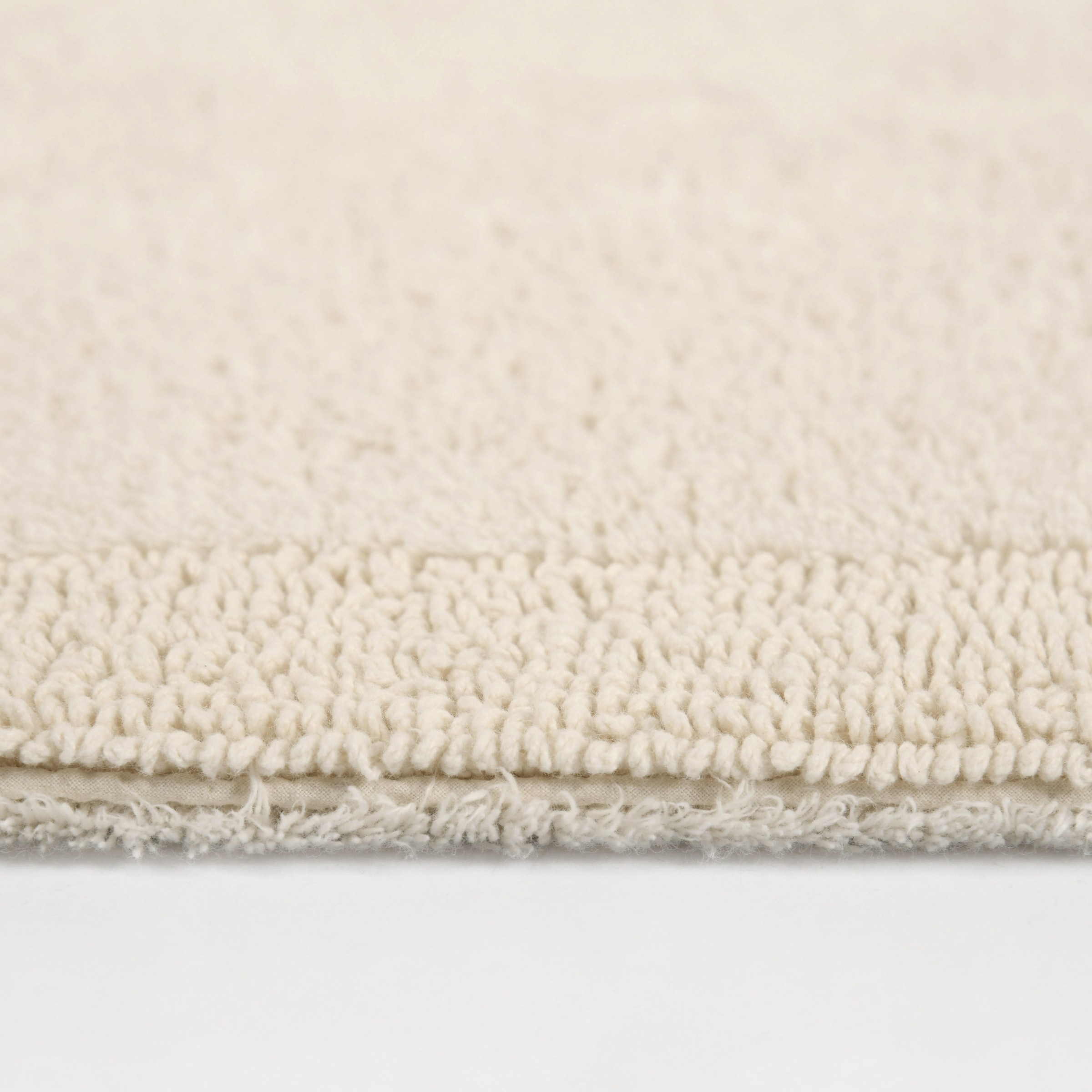 my home Badematte »Kapra, Badvorleger, Badezimmer Teppich«, beidseitig nutzbar-fussbodenheizungsgeeignet-strapazierfähig, mit Bordüre, Badteppich, Badematte, Baumwolle