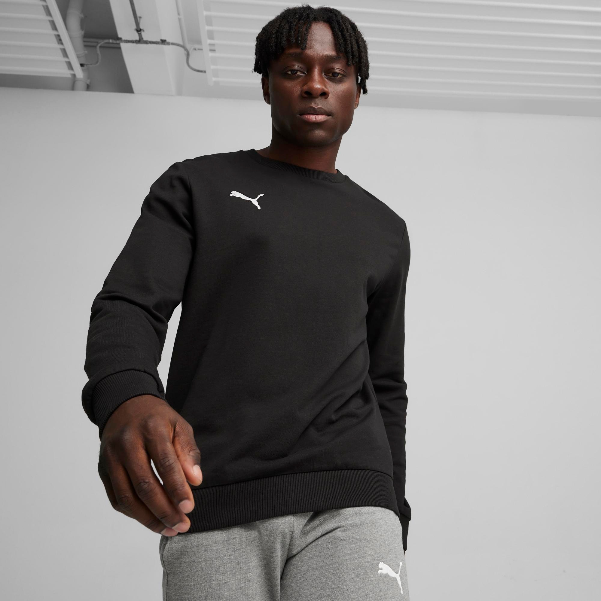 Image of PUMA Sweatshirt "TEAMGOAL CASUALS CREW NECK SWEAT", mit Rundhalsausschnitt, ohne Kapuze, mit langen Ärmeln, Regular Fit