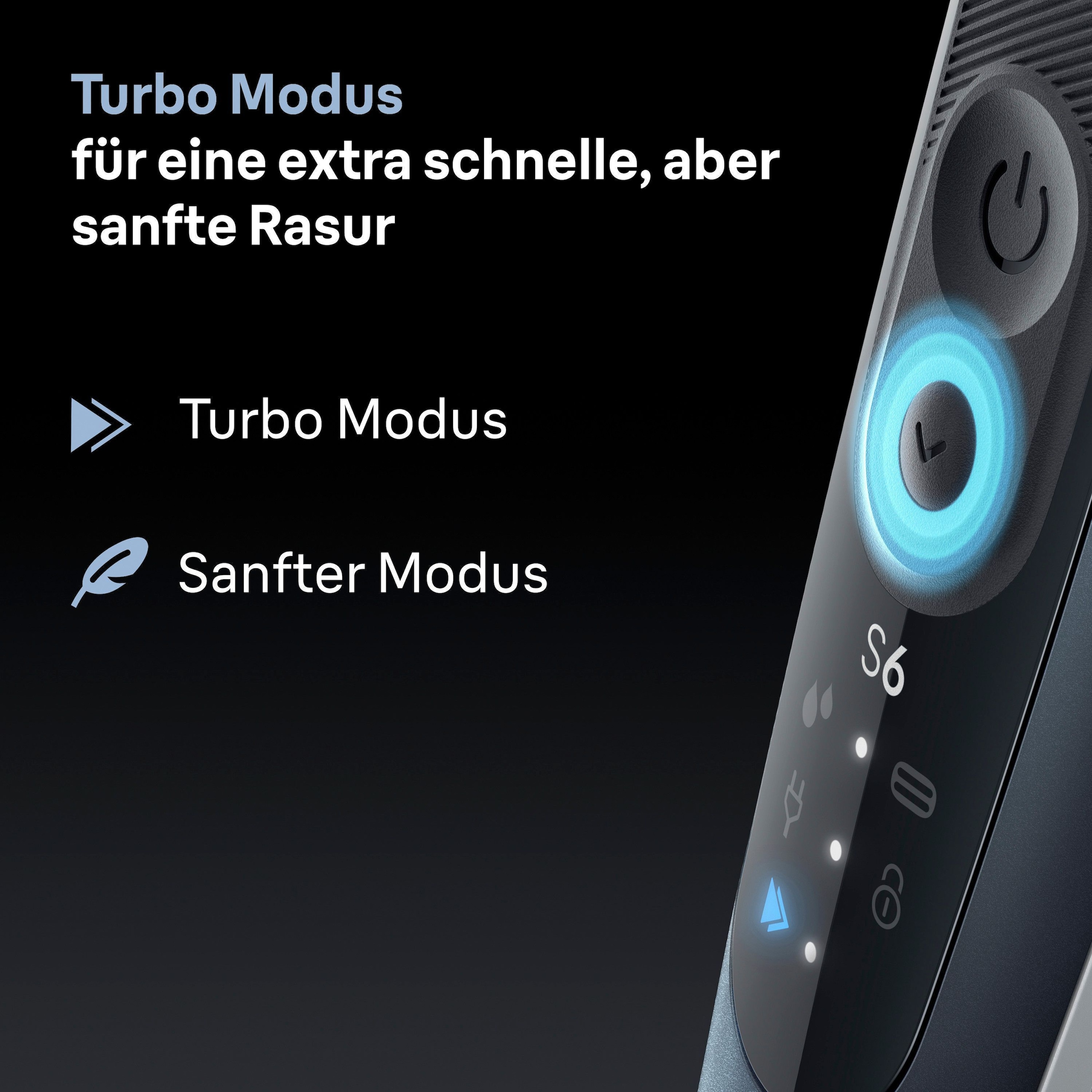 Braun Rasoirs électriques »Series 6 62-G1650s« 2 cuis Aufsätze 100% étanche, +2 embouts, jusqu’à 60 min batterie, Made in Germany