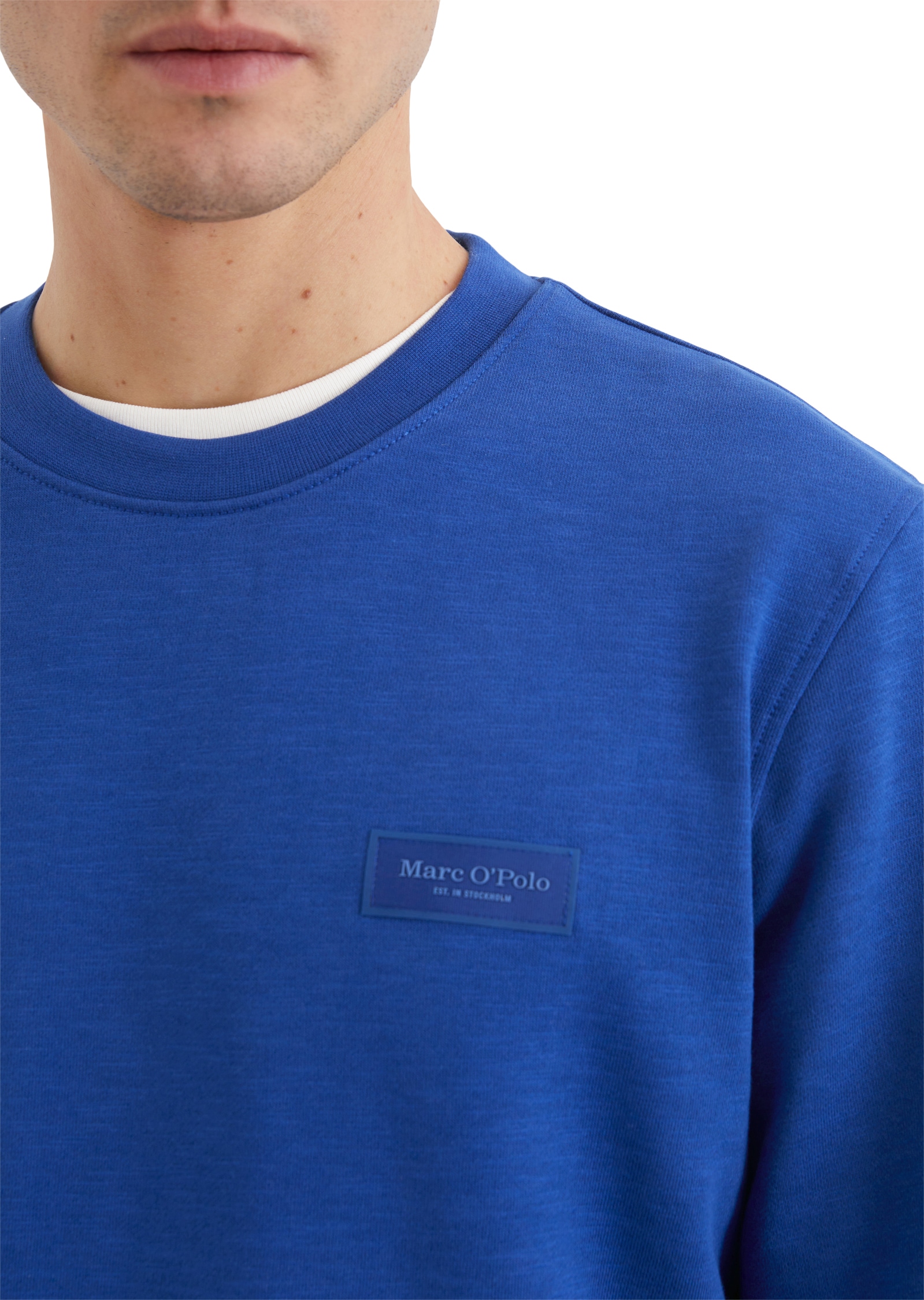 Marc O'Polo Sweatshirt, mit leicht unregelmässiger Slub-Sweat-Struktur