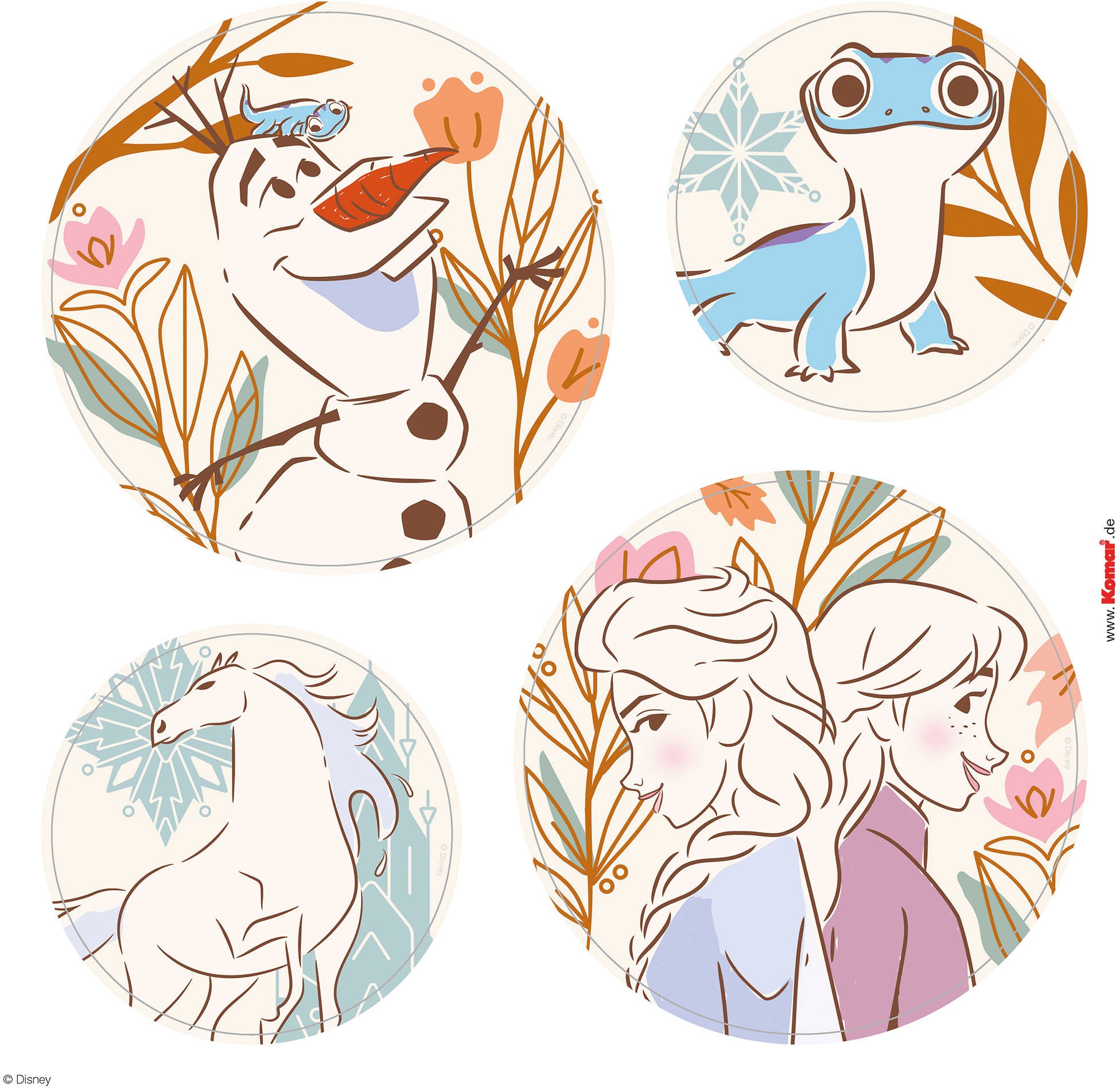 Komar Wandtattoo »Frozen Destiny - Grösse 50 x 70 cm« selbstklebend, Wandsticker, Kinderzimmer