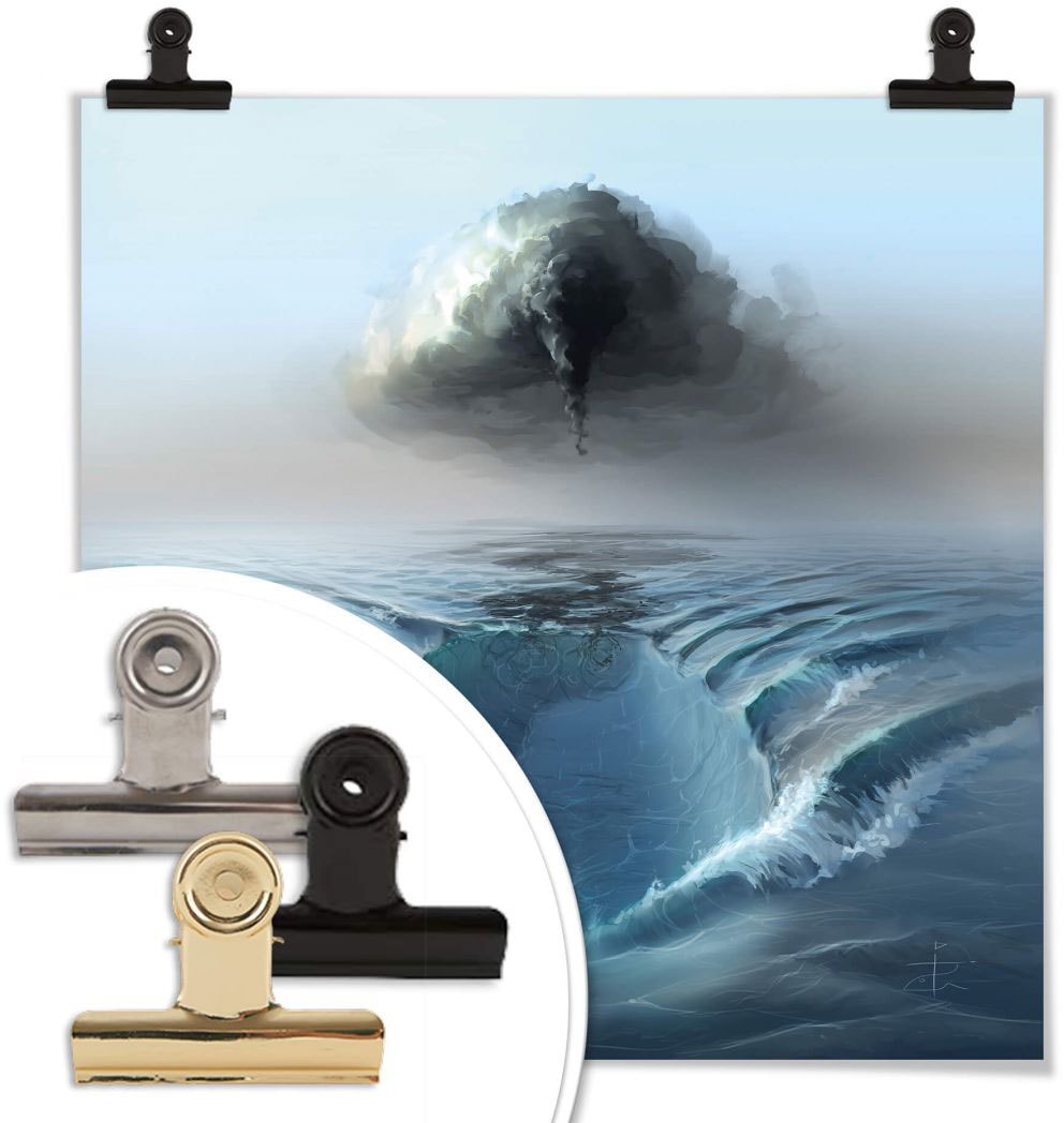 Wall-Art Poster »Surrealismus Bild Wandposter & (1 Bild, Boote St.), Poster, Geisterschiff«, Wandbild, Schiffe