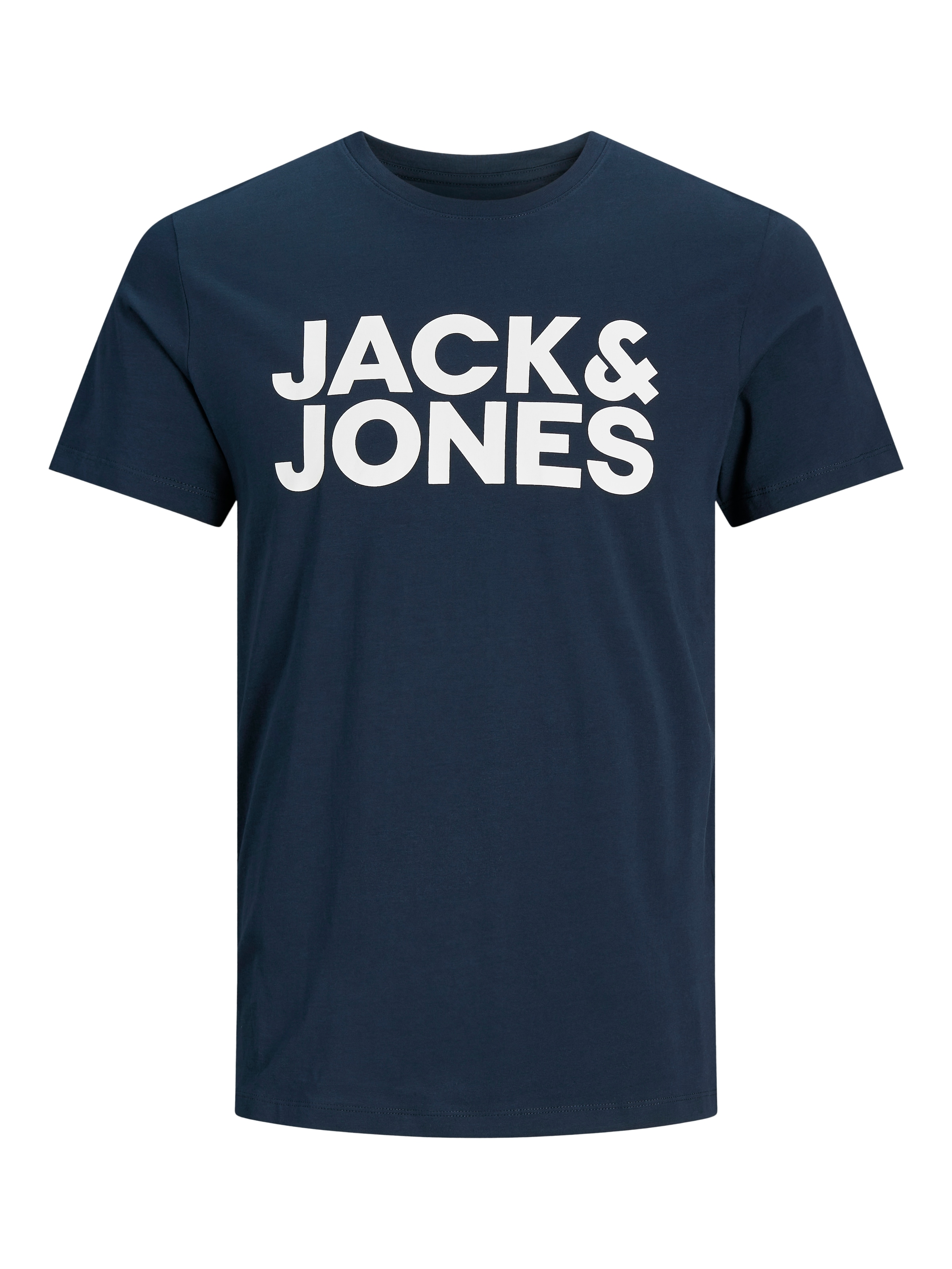 Jack & Jones T-shirt »JJECORP Herren-Tee mit figurbetonter Silhouette« bedruckt, modisch, schmal, Baumwolle, Rundhals
