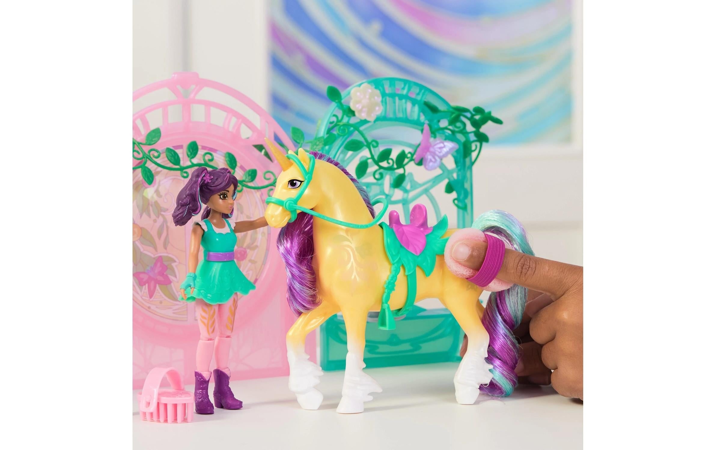 Spin Master Spielwelt »Unicorn Academy Ava und Leaf Stall-Set«