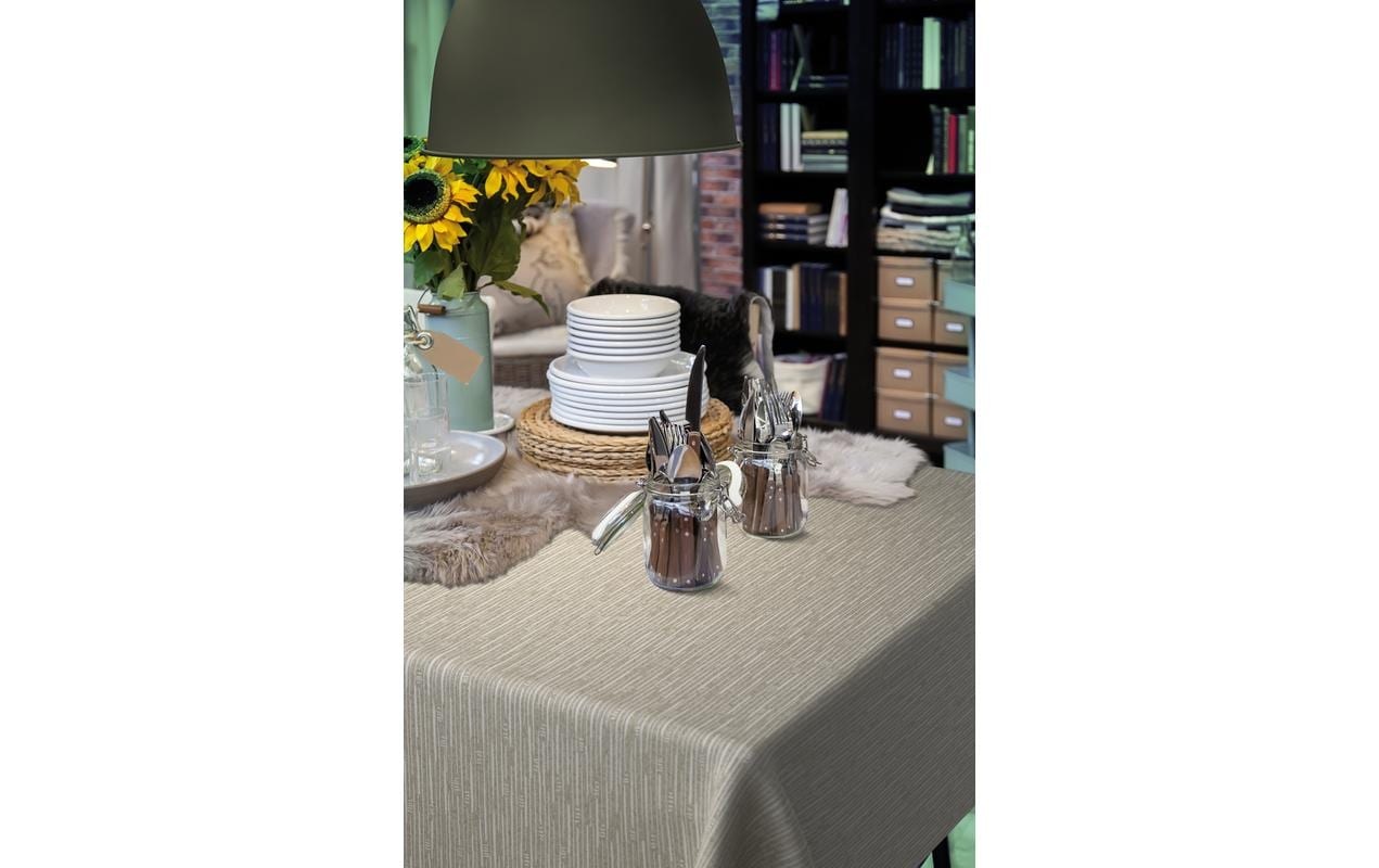 Tischdecke »Monte Carlo Japondi 150 cm x 44959 m, Sand«, (1 St.)
